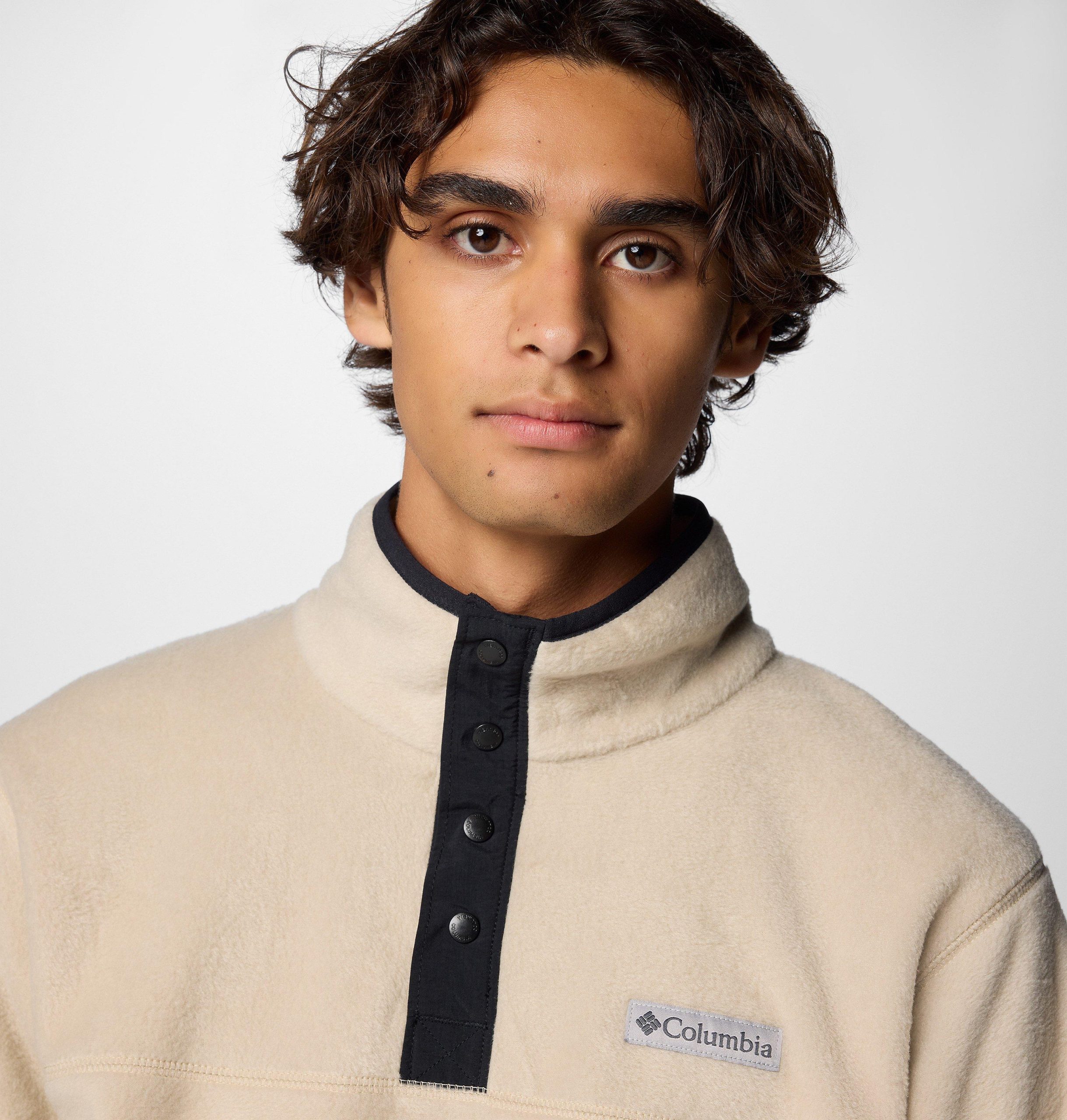 heren steens mountain half snap ii fleece pullover - lang