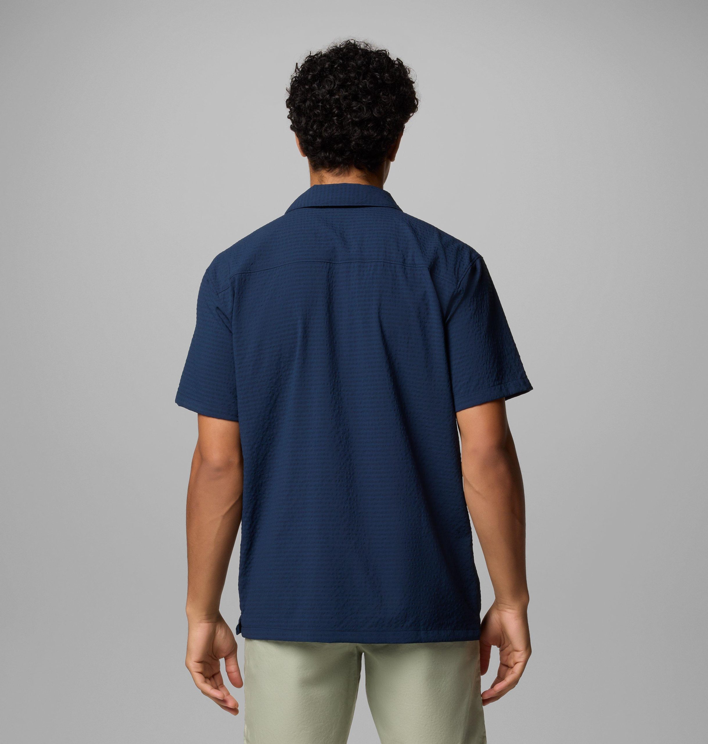 heren utilizer camp shirt met korte mouwen - lang