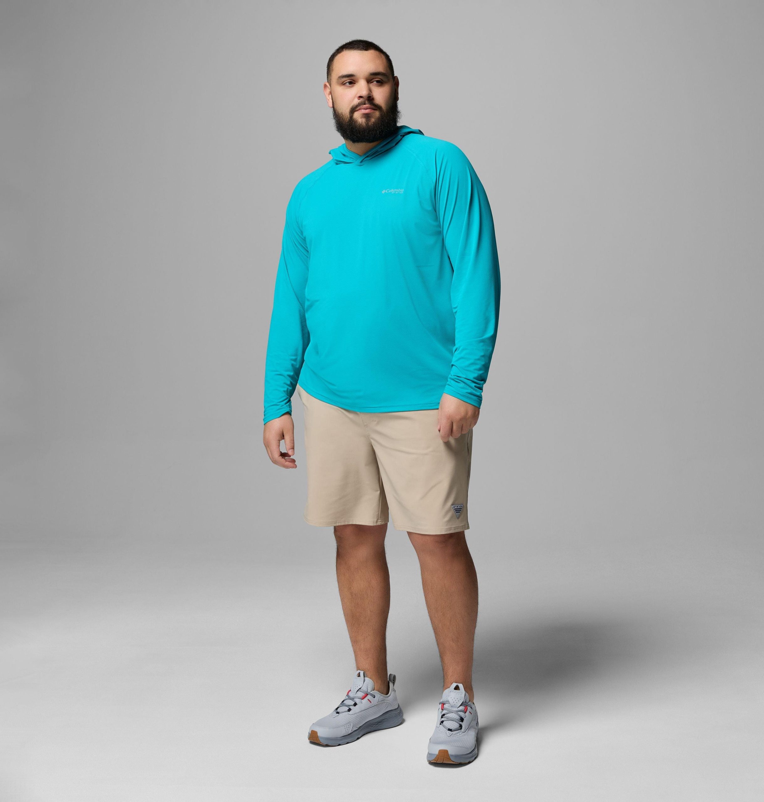 pfg solar stream ii hoodie voor heren - grote maten