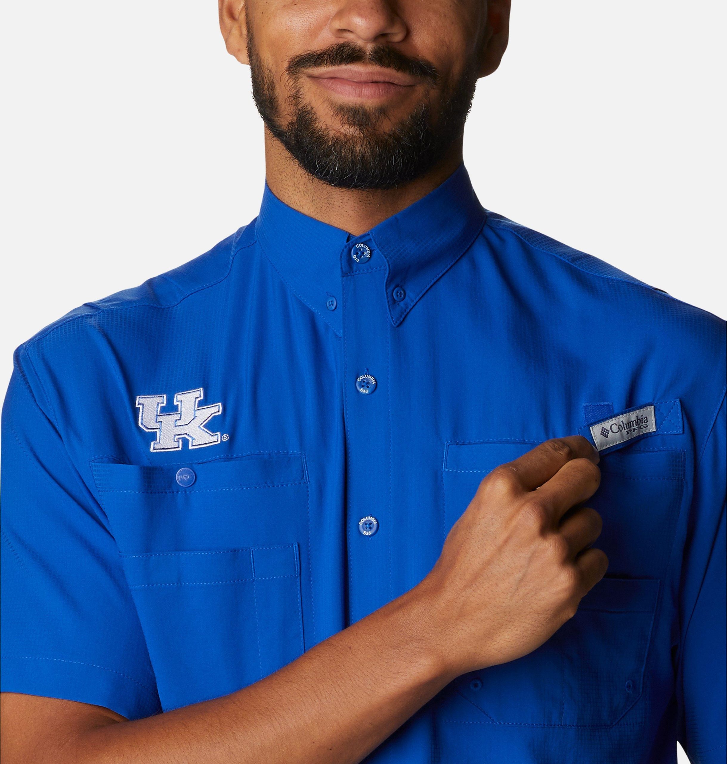 heren pfg tamiami shirt met korte mouwen - kentucky