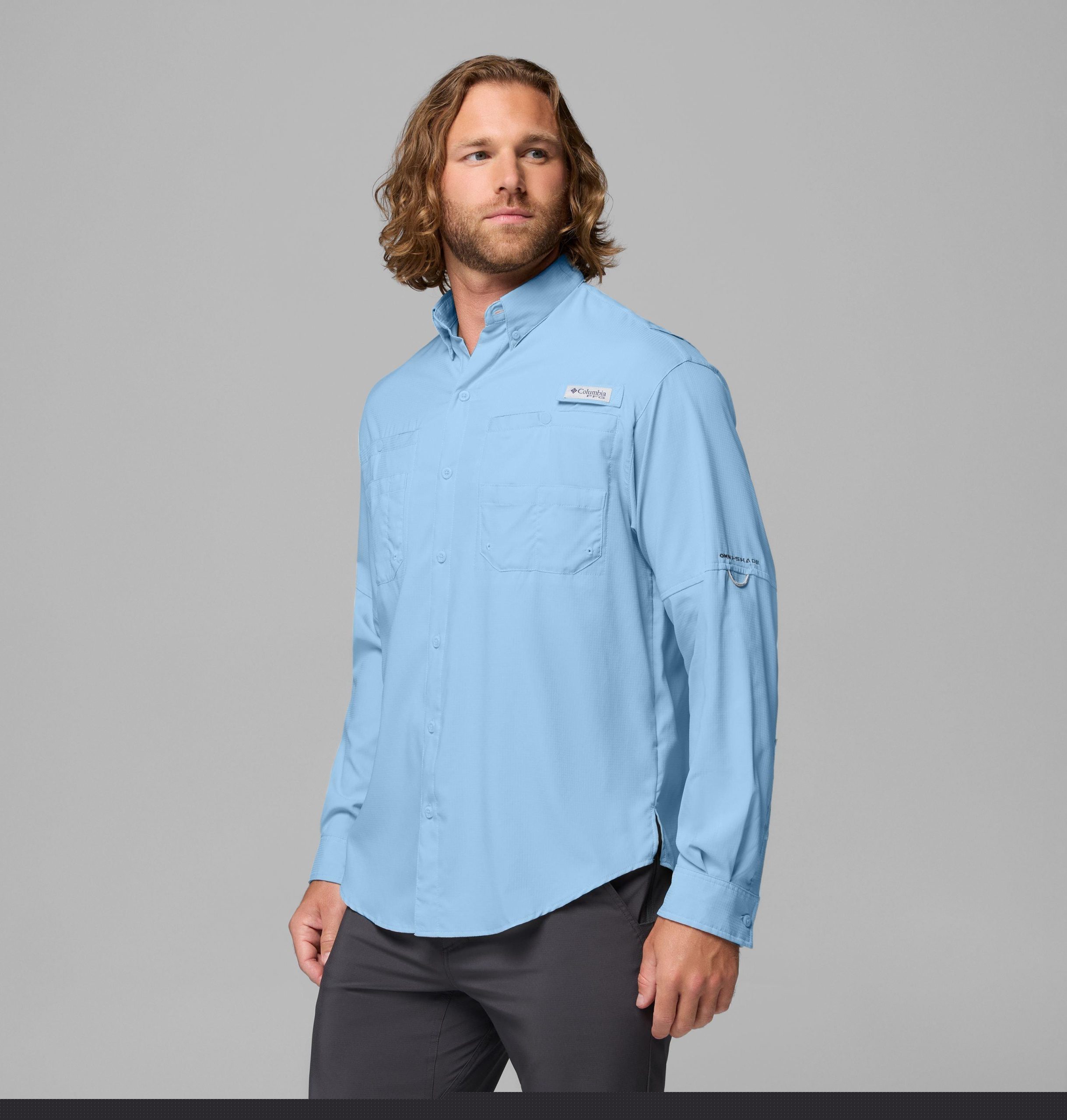 heren pfg tamiami ii shirt met lange mouwen