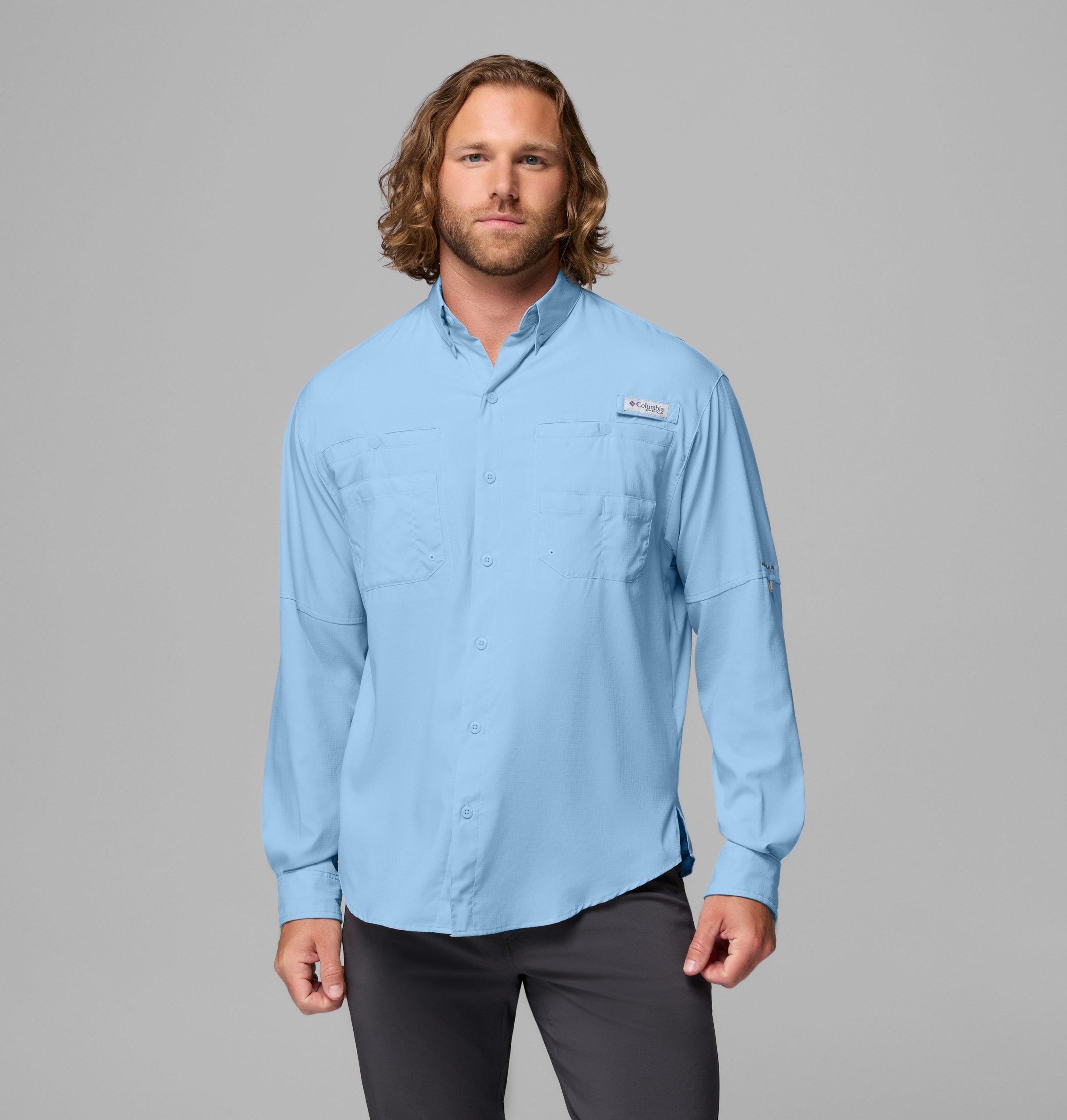 heren pfg tamiami ii shirt met lange mouwen