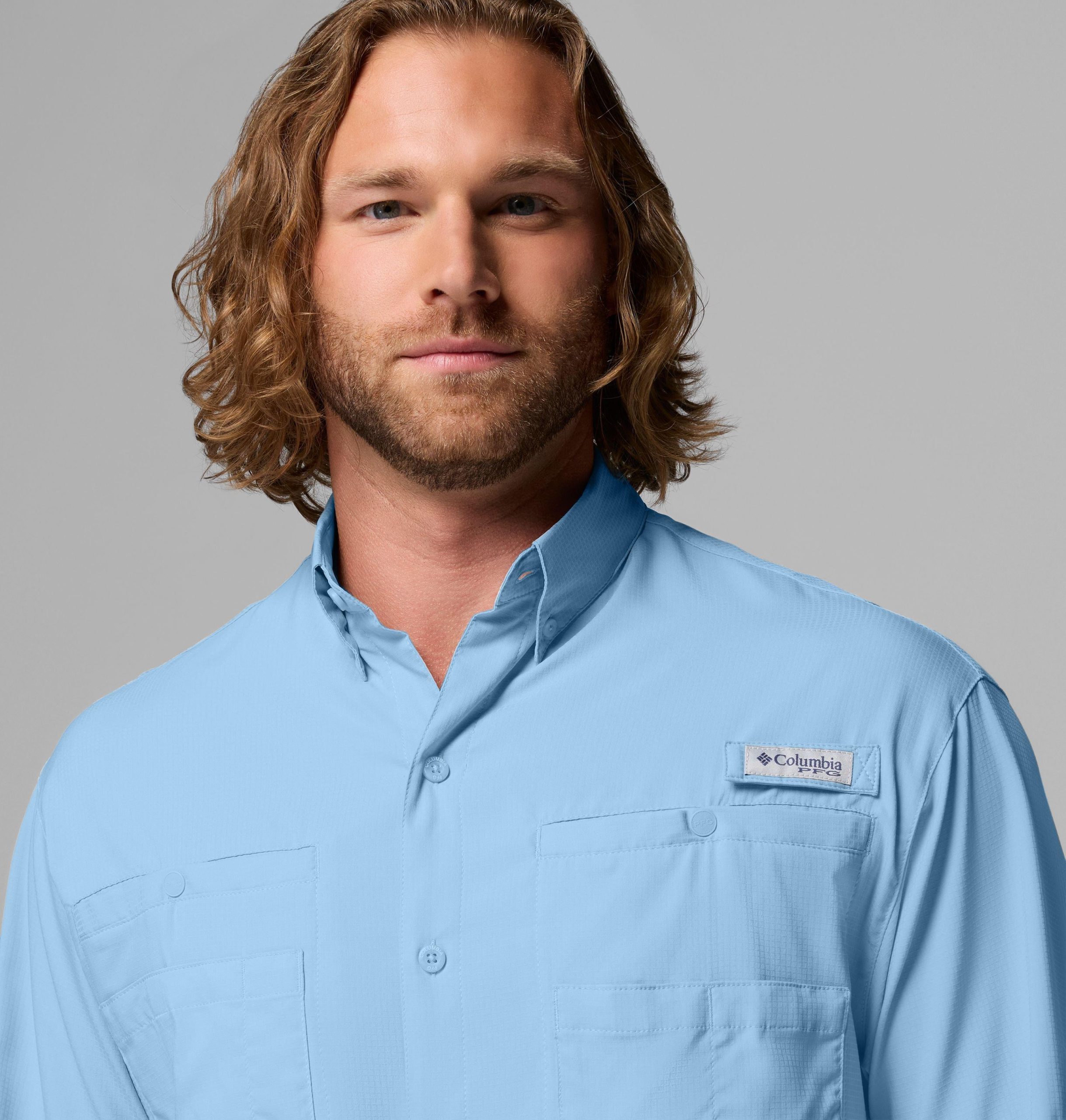 heren pfg tamiami ii shirt met lange mouwen