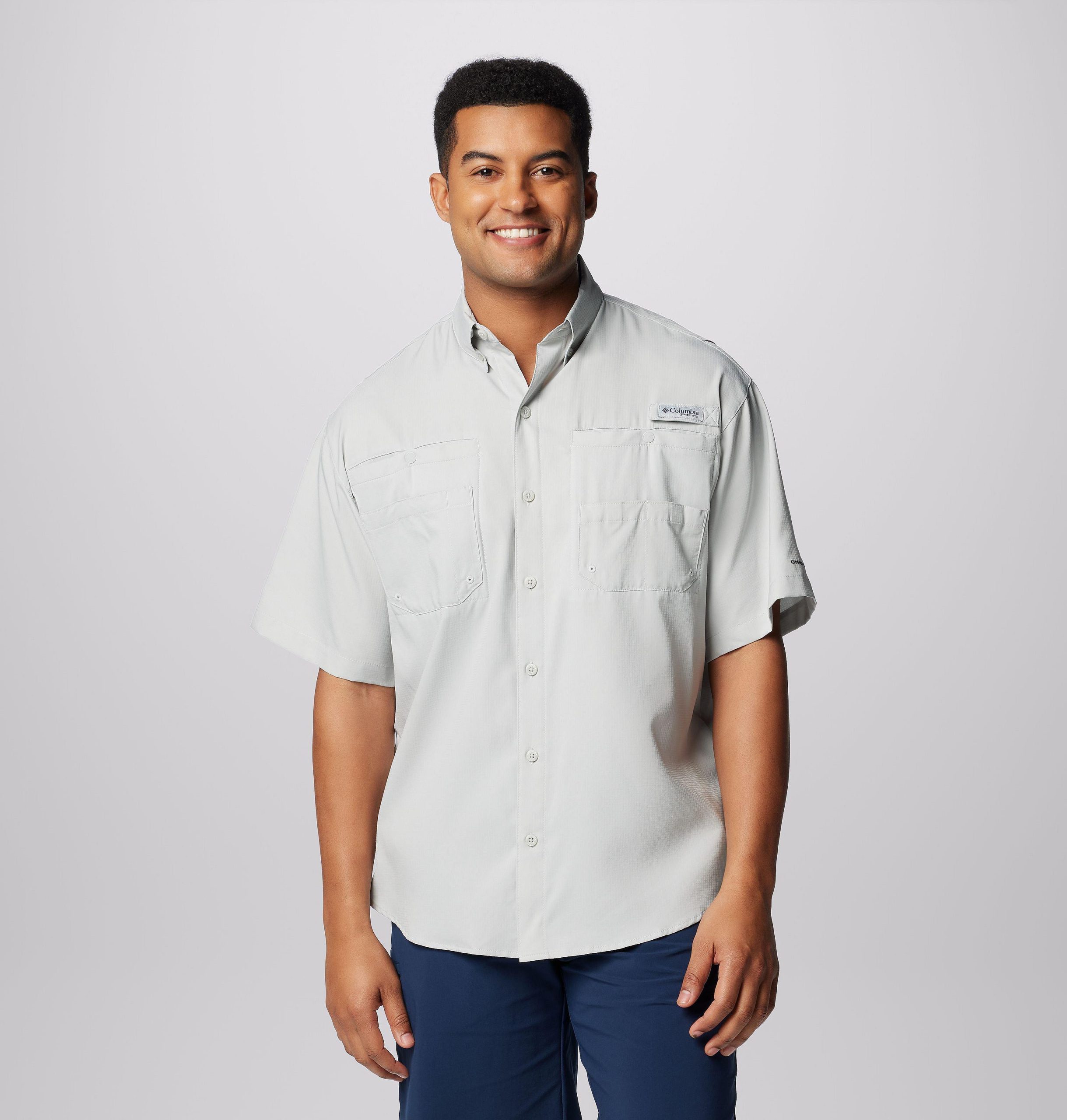 pfg tamiami ii t-shirt met korte mouwen voor heren - lange maat