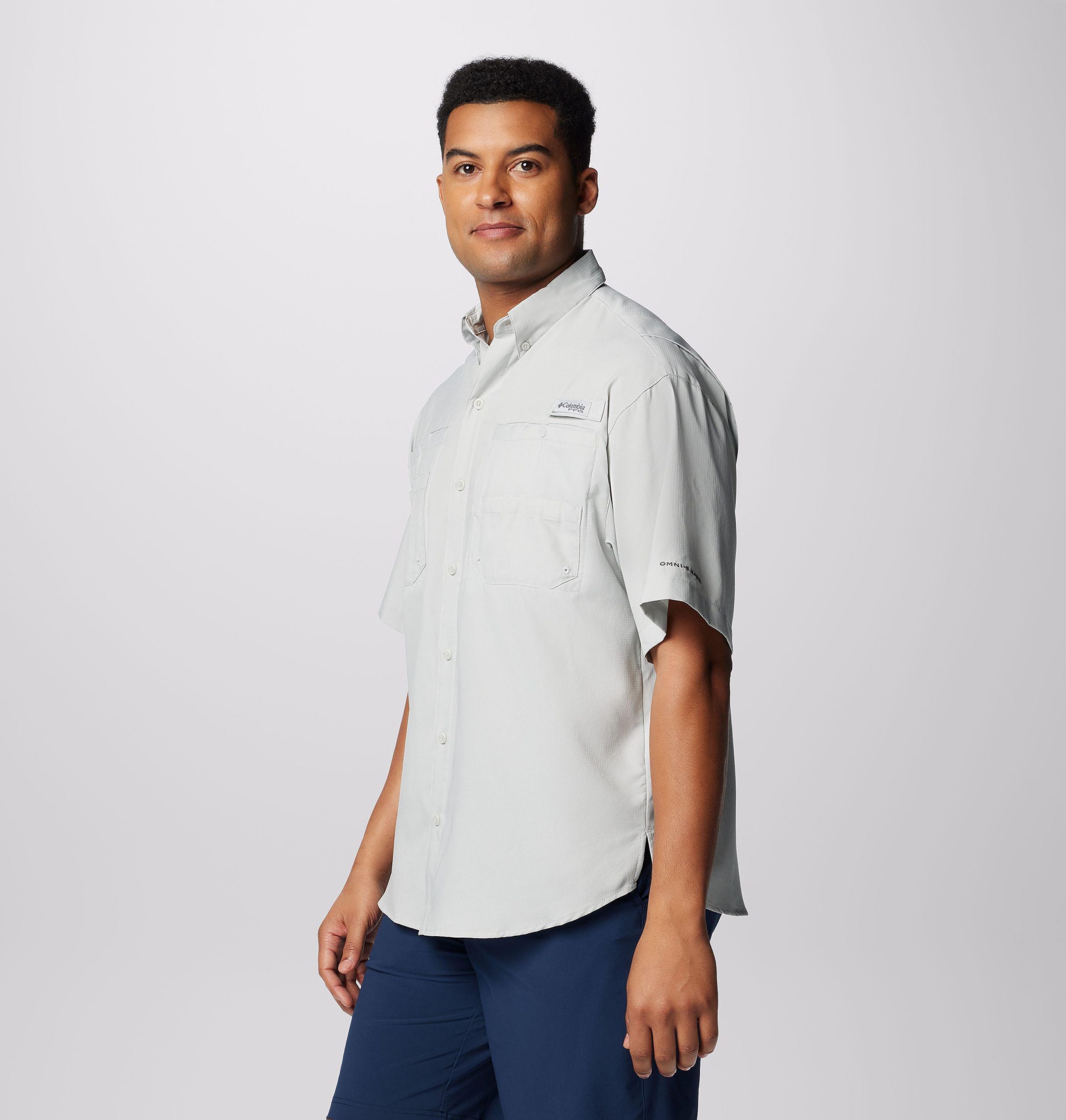 pfg tamiami ii t-shirt met korte mouwen voor heren - lange maat