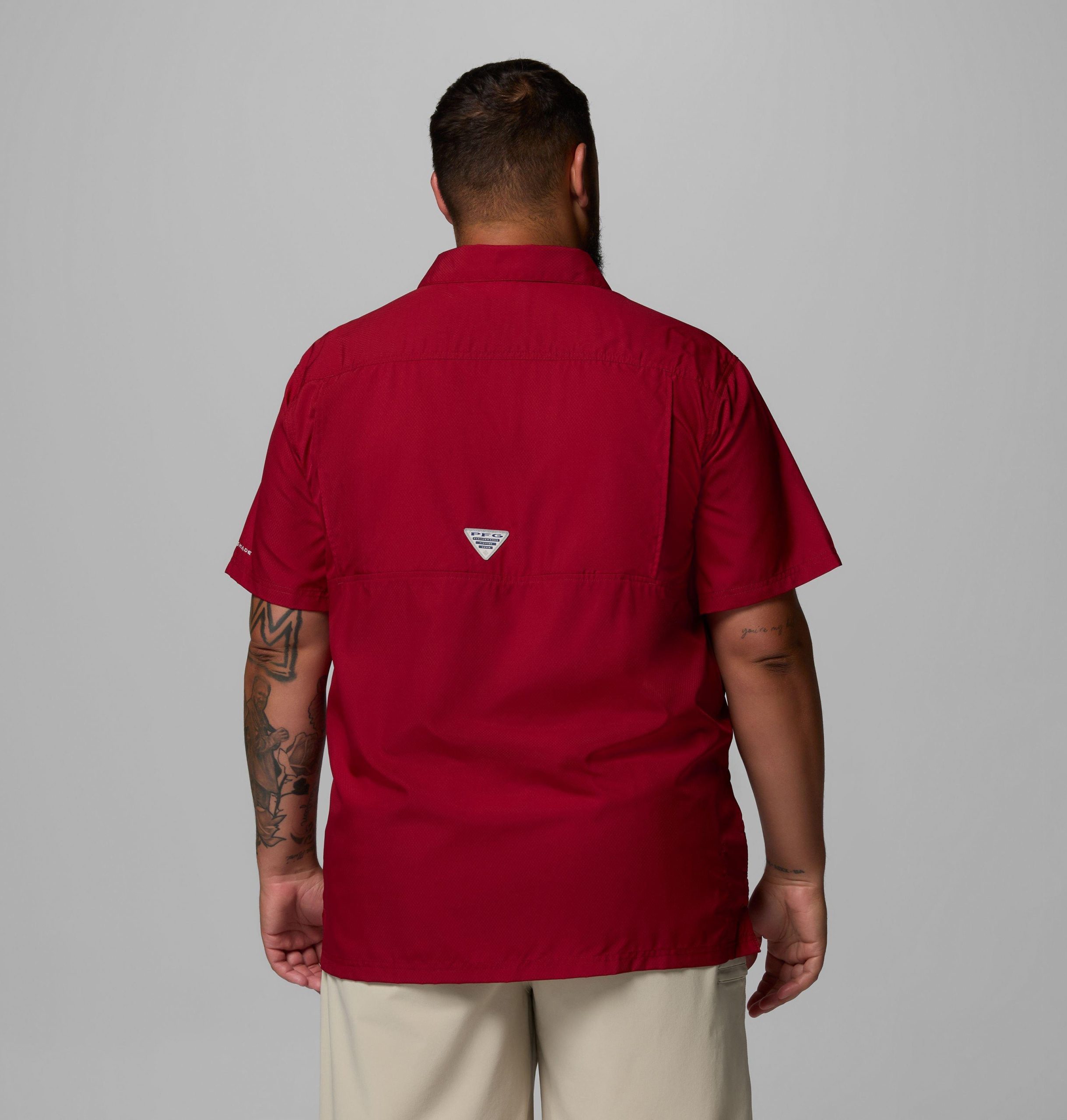 pfg slack tide camp shirt voor heren - groot