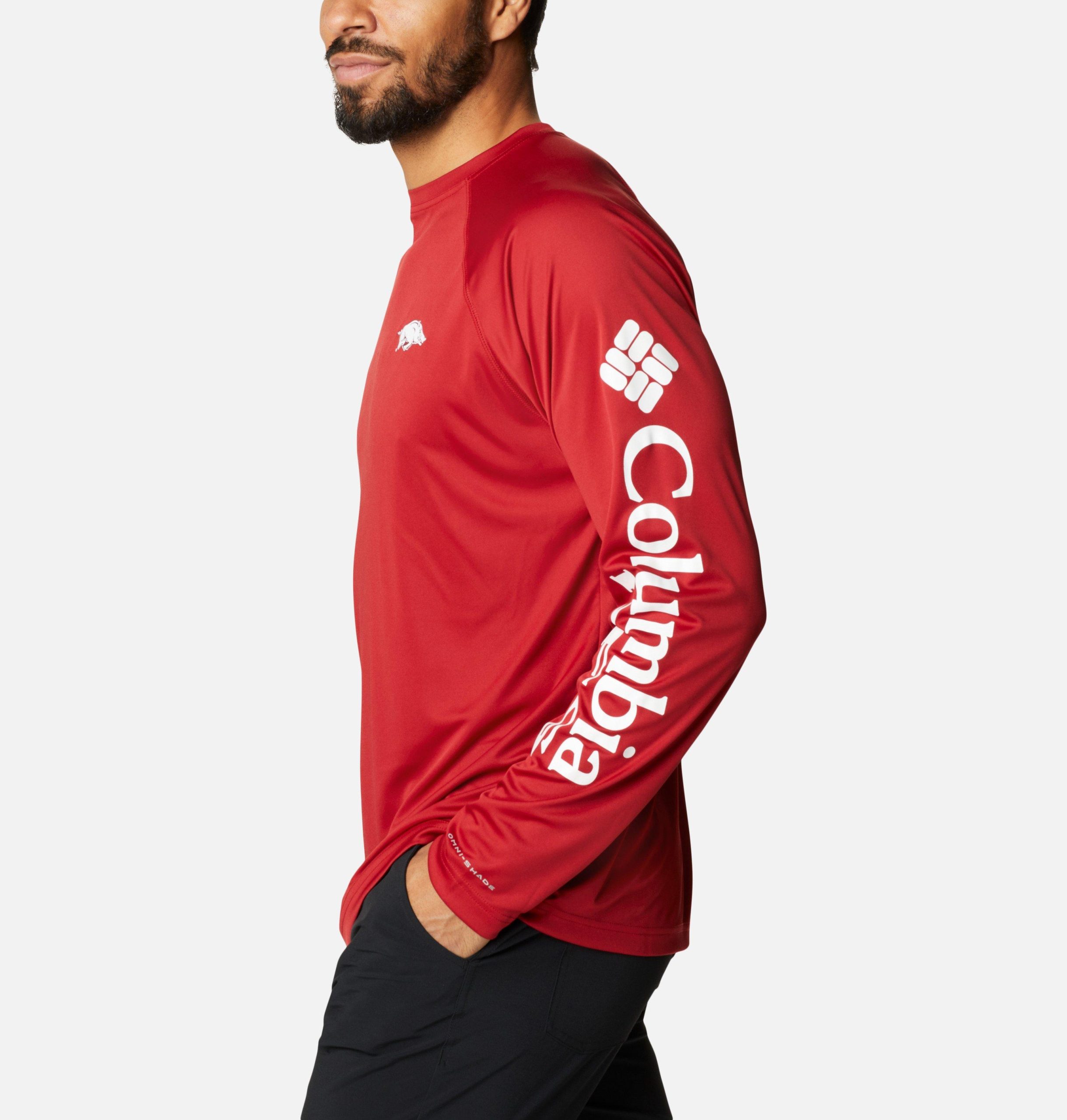 clg terminal tackle ls shirt tall - arkansas