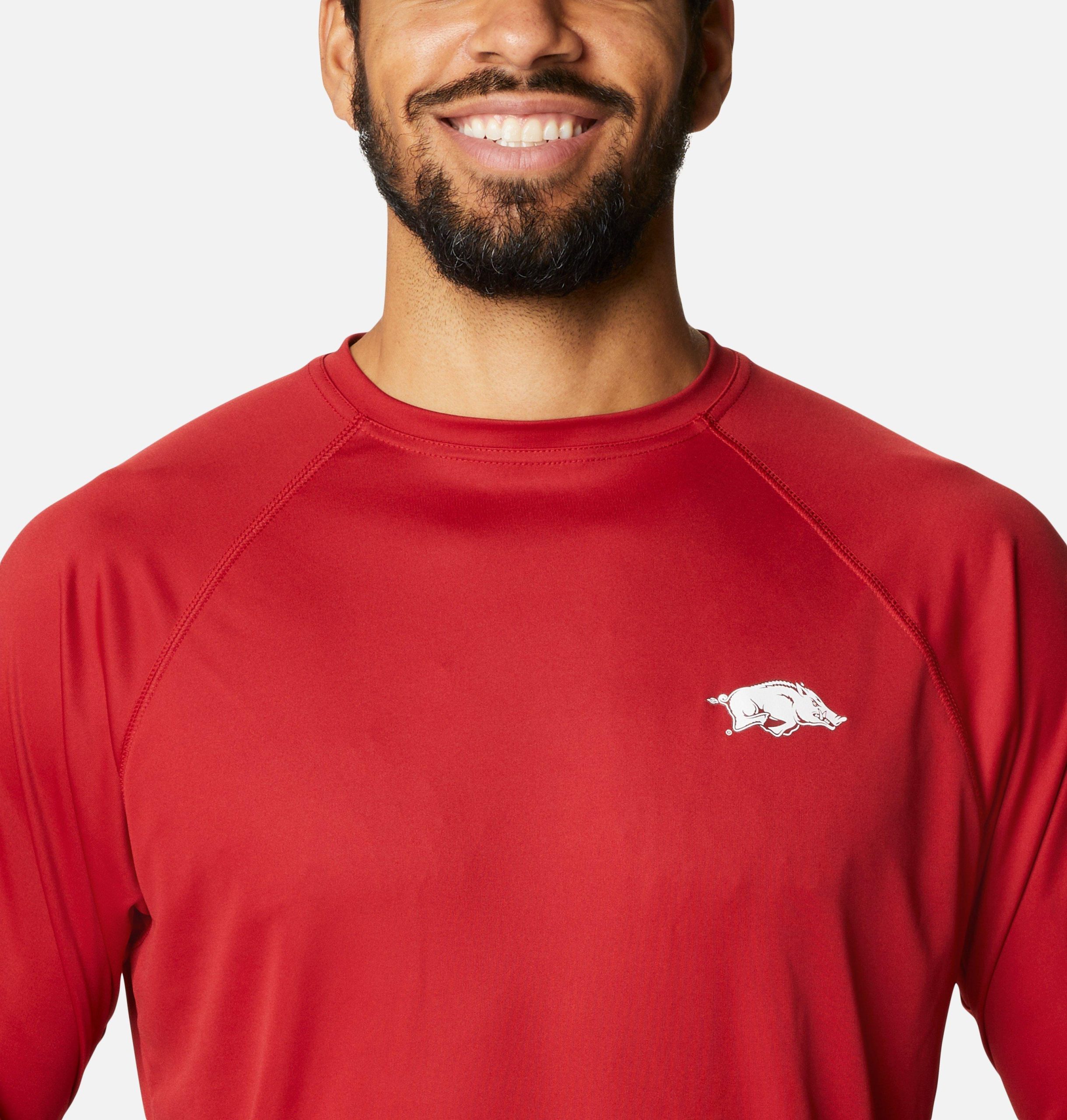 clg terminal tackle ls shirt tall - arkansas