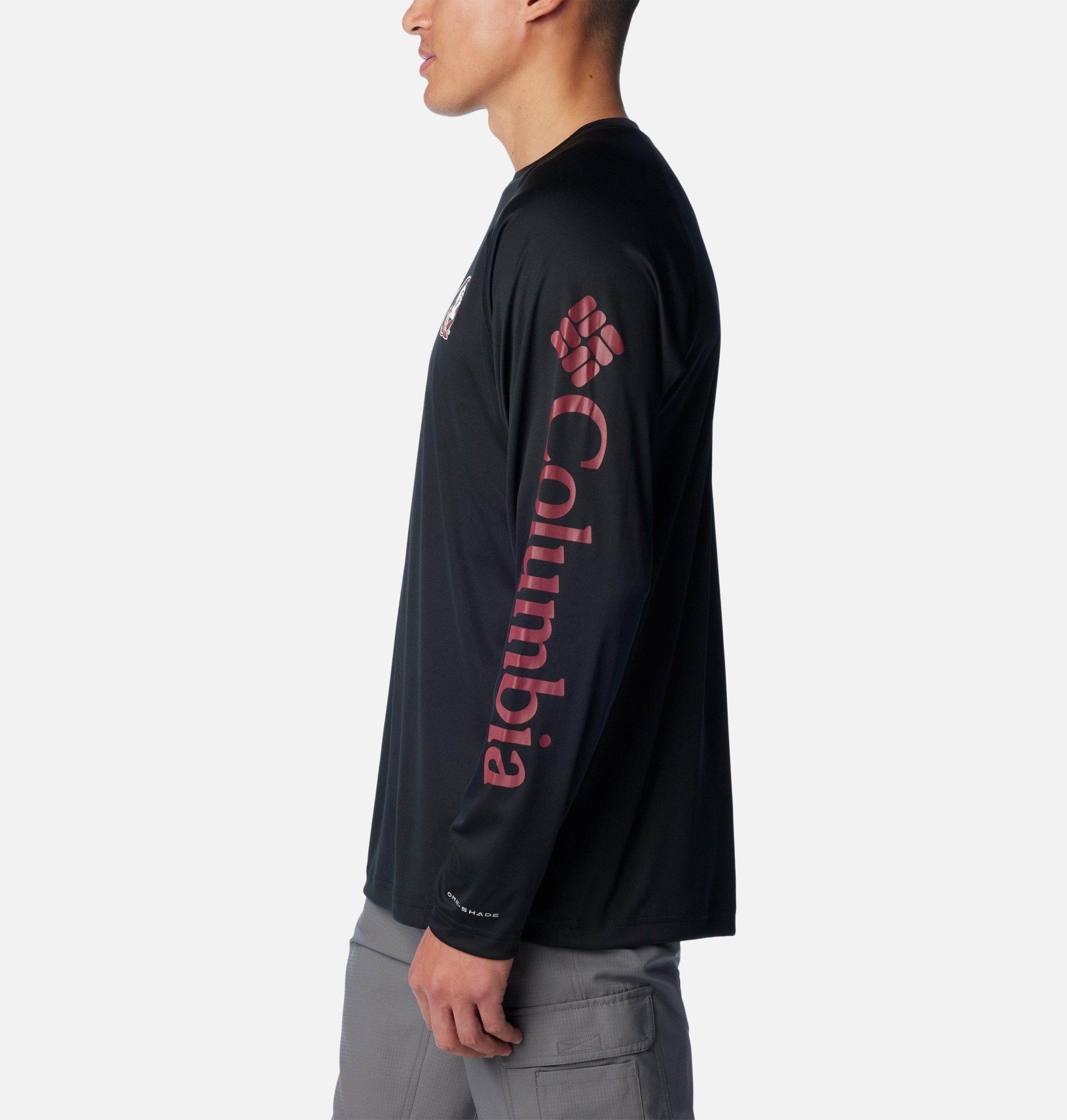 heren pfg terminal tackle shirt met lange mouwen - tall - florida state