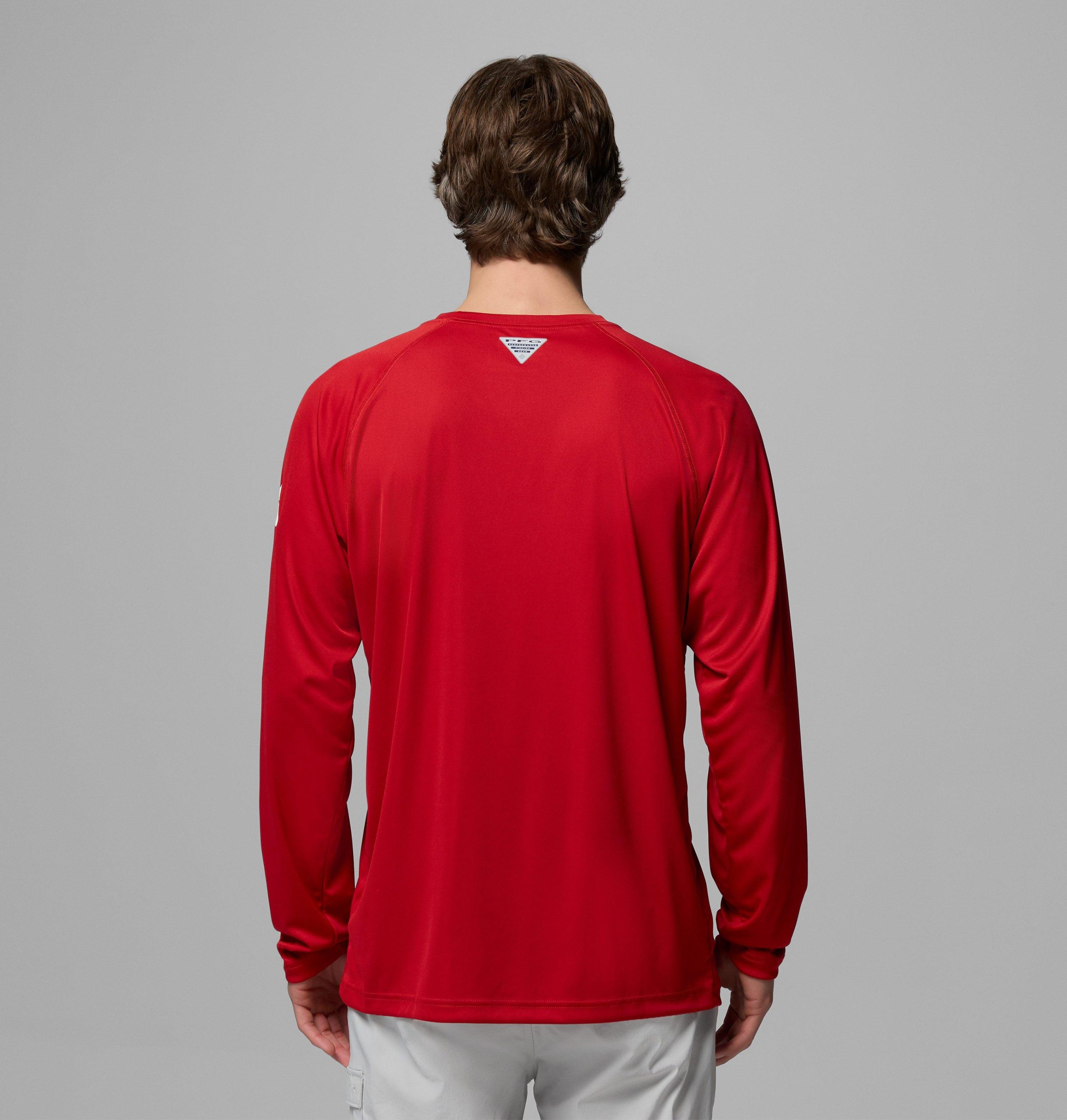 heren pfg terminal tackle shirt met lange mouwen - tall - ohio state