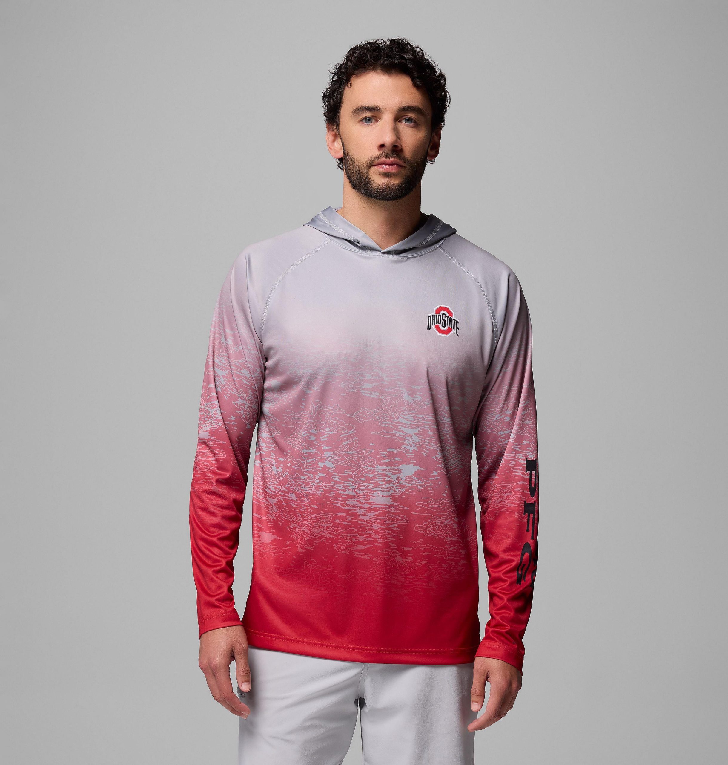 heren pfg super terminal tackle hoodie - ohio state