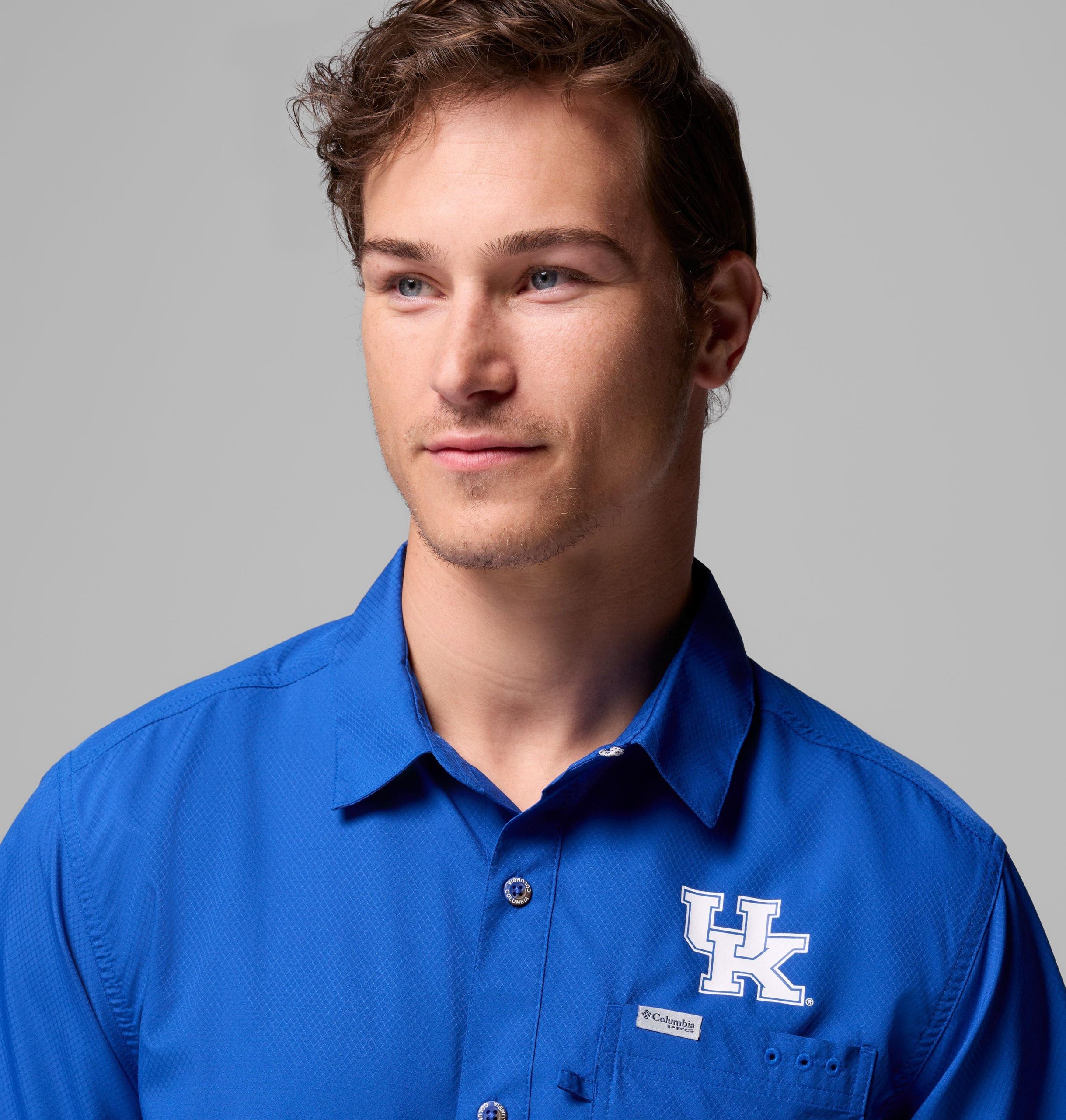 clg slack tide camp shirt - kentucky