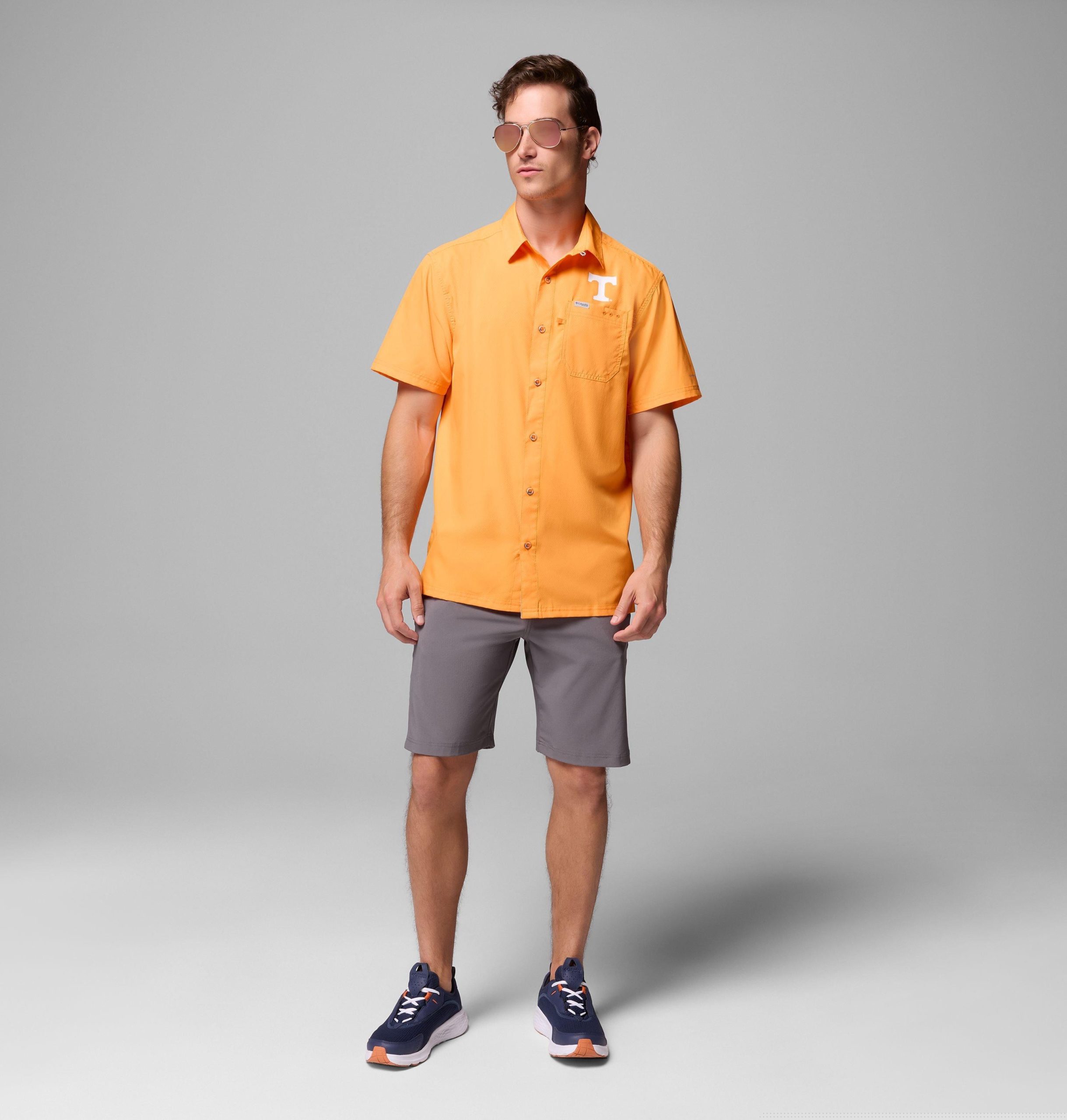 heren pfg slack tide camp shirt - tennessee