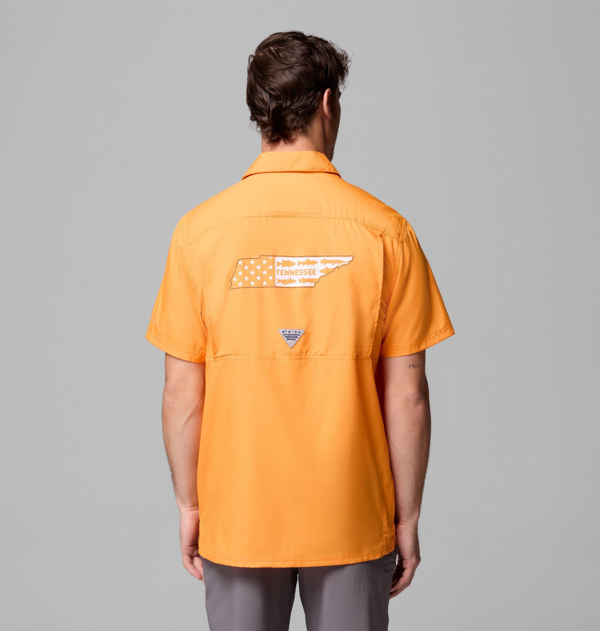 heren pfg slack tide camp shirt - tennessee