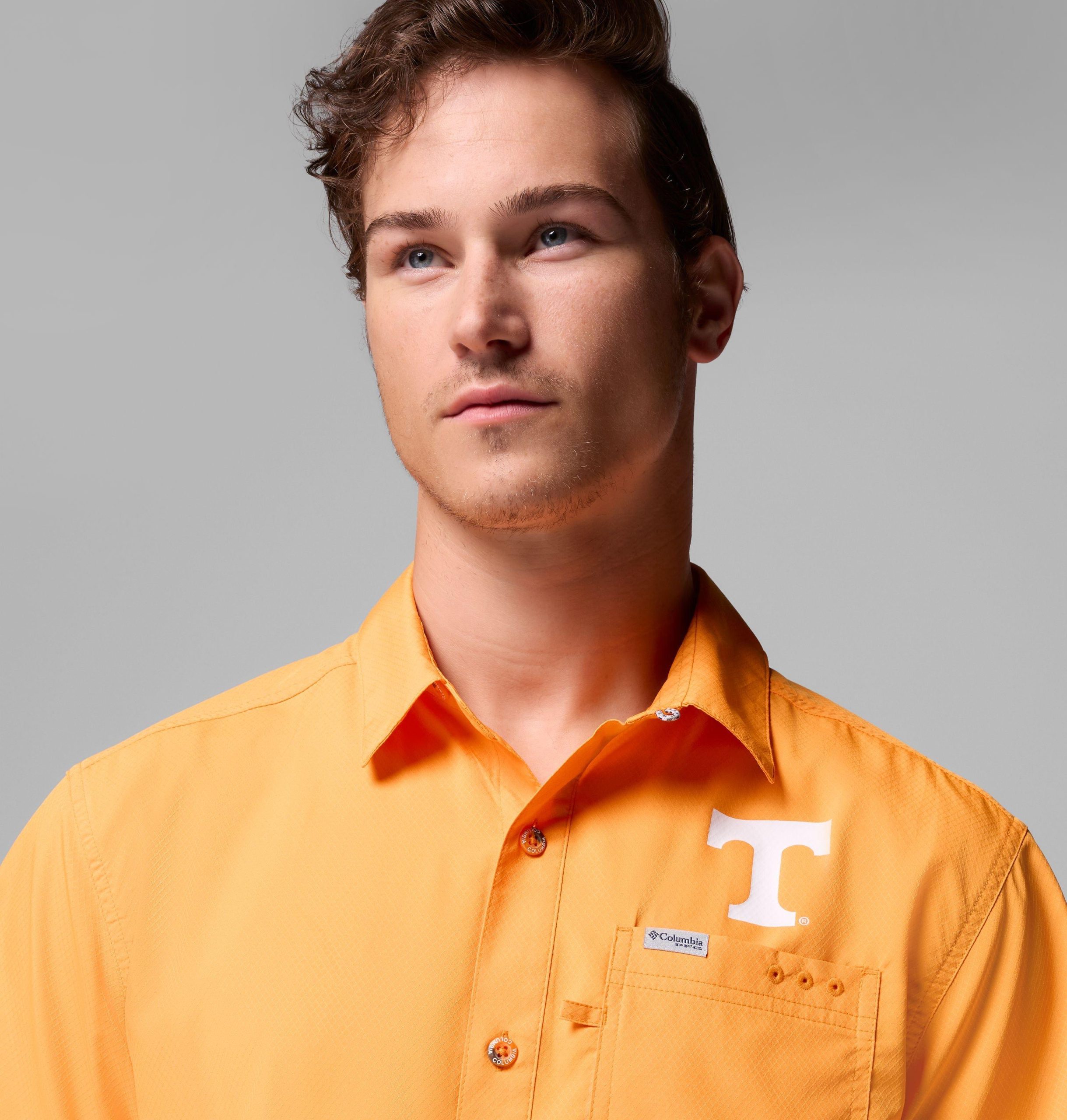 heren pfg slack tide camp shirt - tennessee