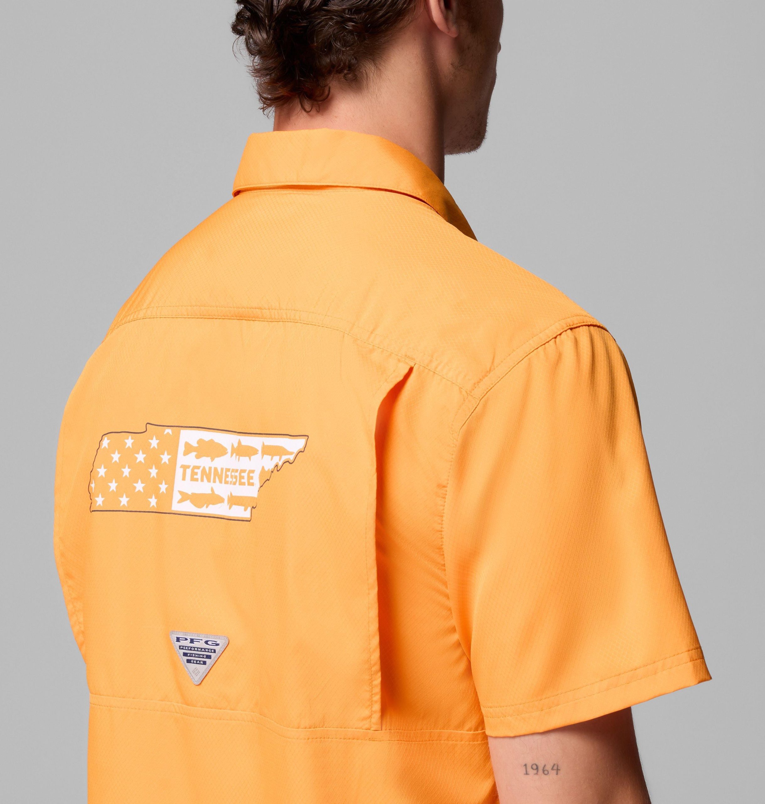heren pfg slack tide camp shirt - tennessee
