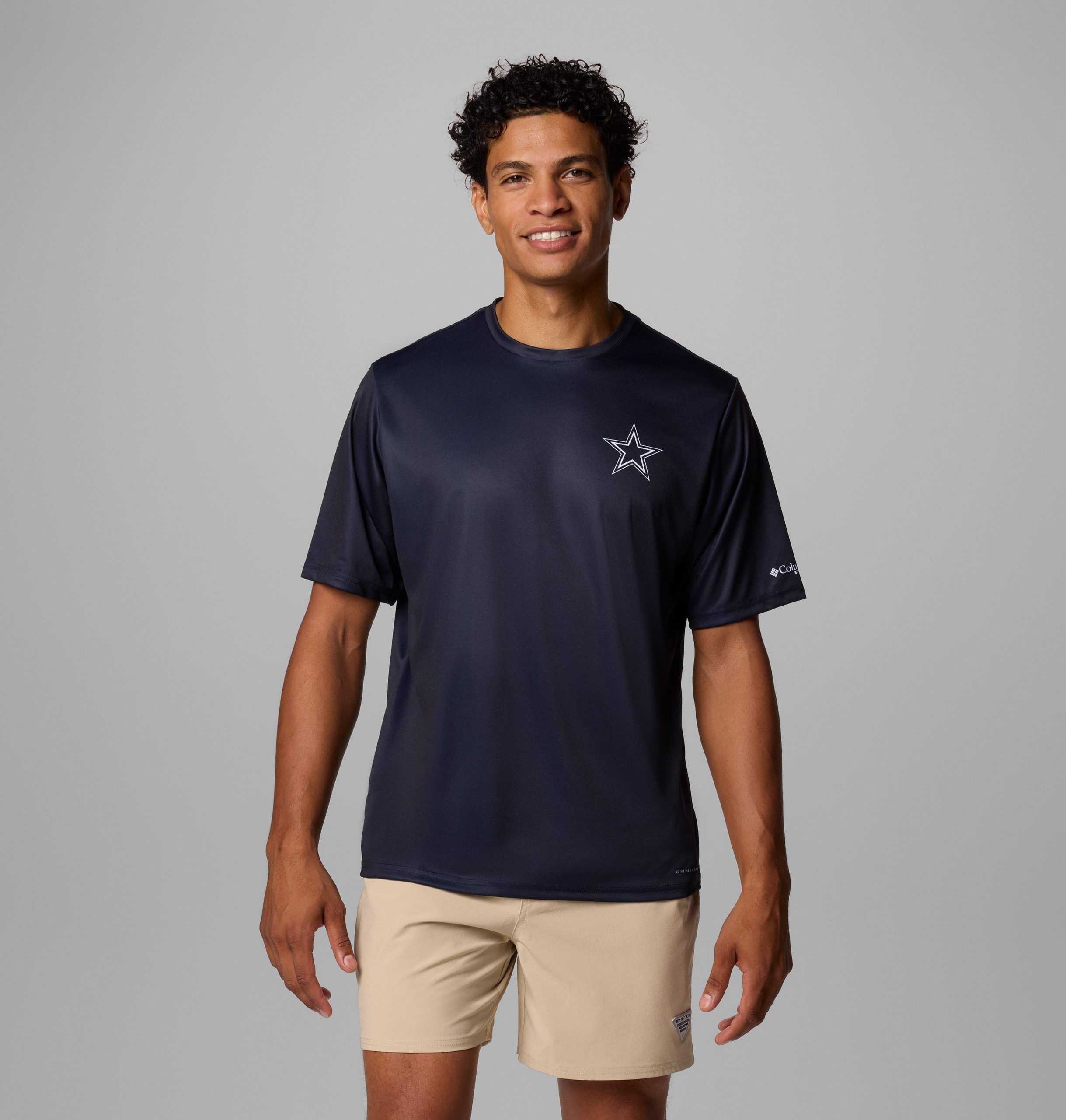 heren pfg terminal tackle shirt met korte mouwen - dallas