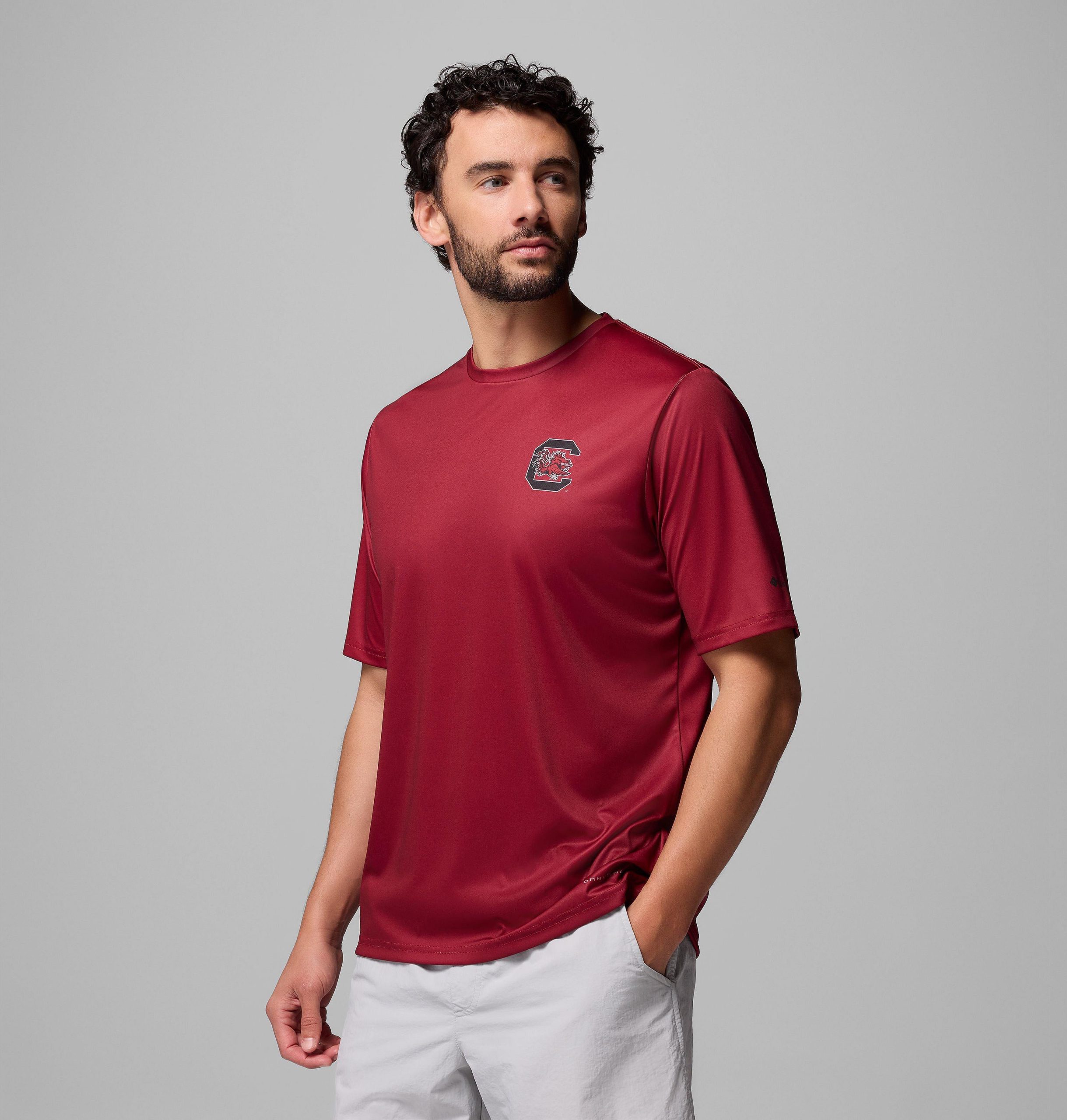 heren collegiate pfg terminal tackle shirt met korte mouwen