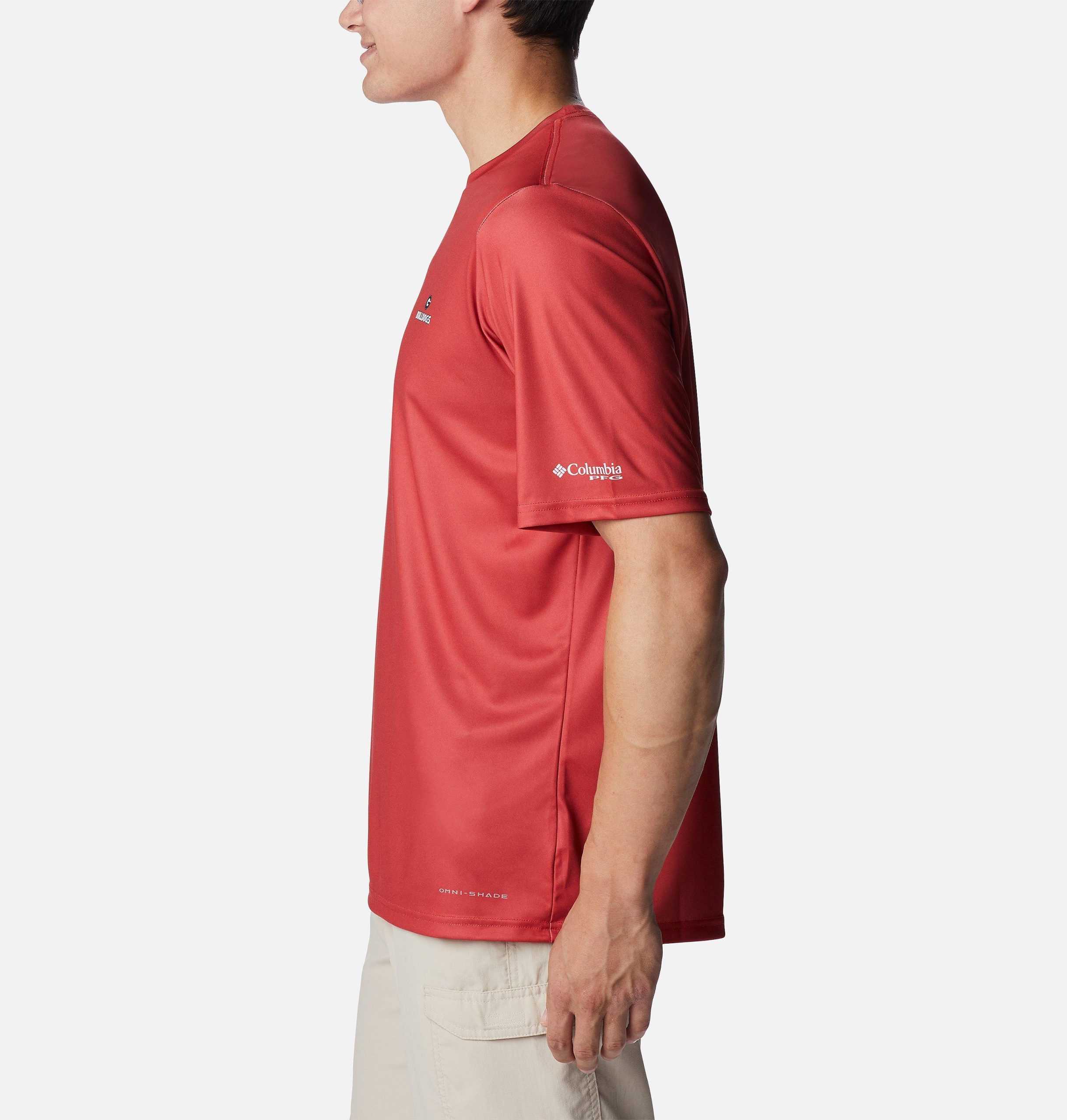heren pfg terminal tackle shirt met korte mouwen - georgia