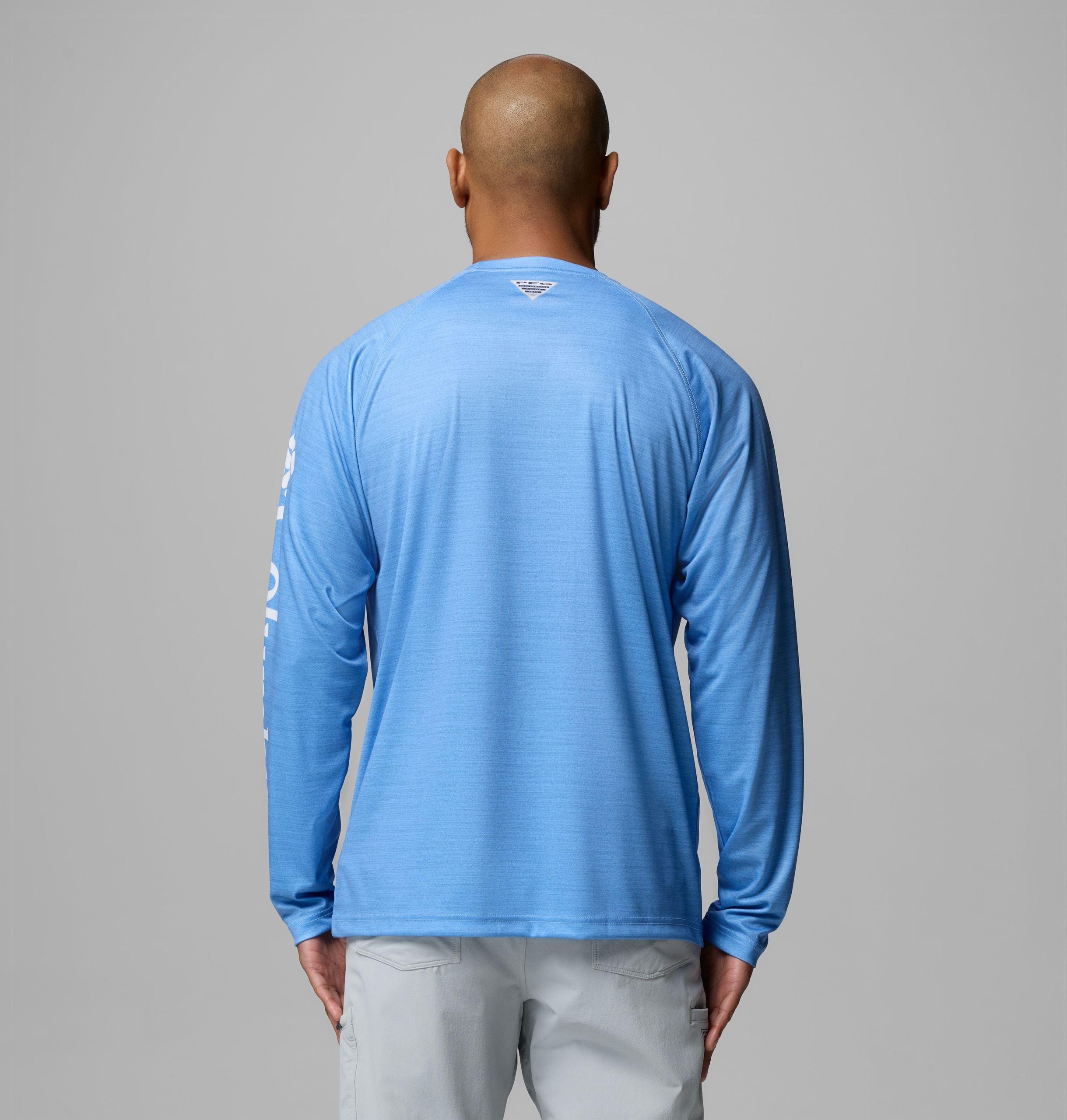 heren pfg terminal tackle shirt met lange mouwen gemêleerd - north carolina