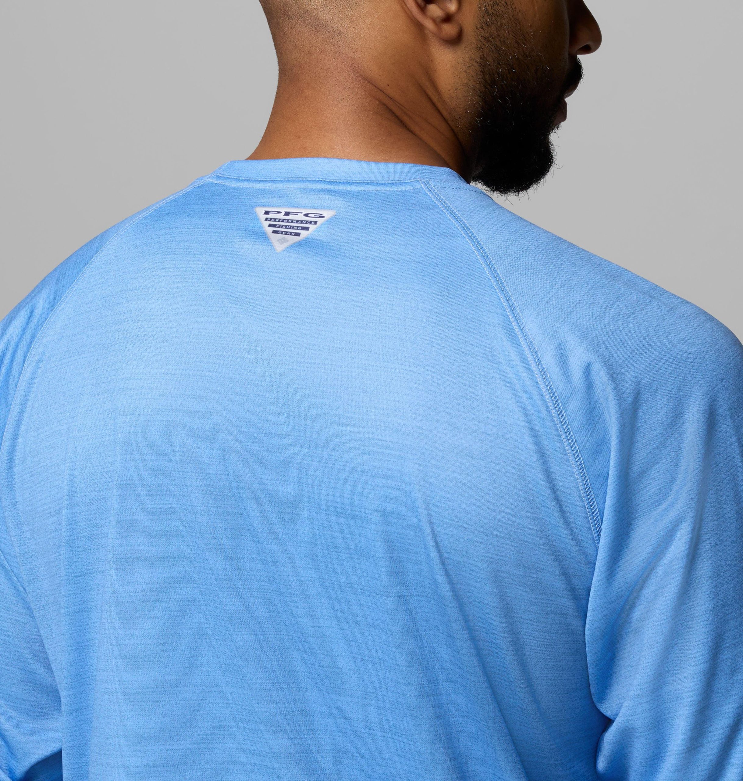 heren pfg terminal tackle shirt met lange mouwen gemêleerd - north carolina
