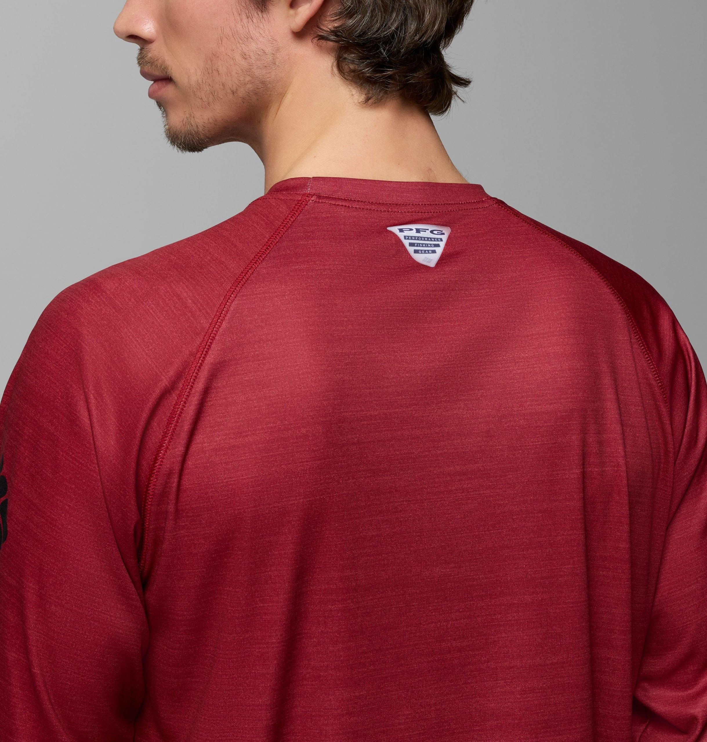 heren pfg terminal tackle shirt met lange mouwen gemêleerd - south carolina