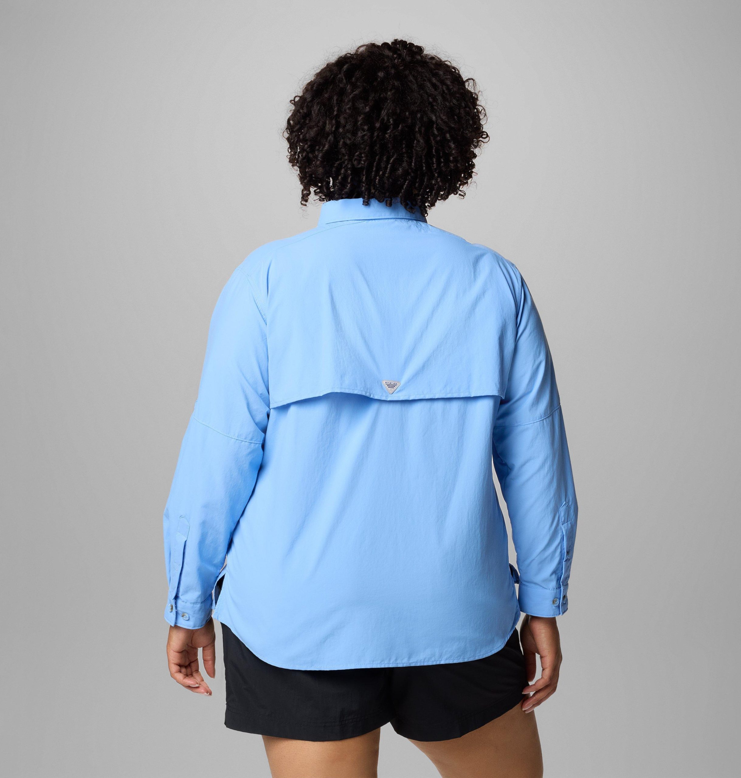 dames pfg bahama ii shirt met lange mouwen