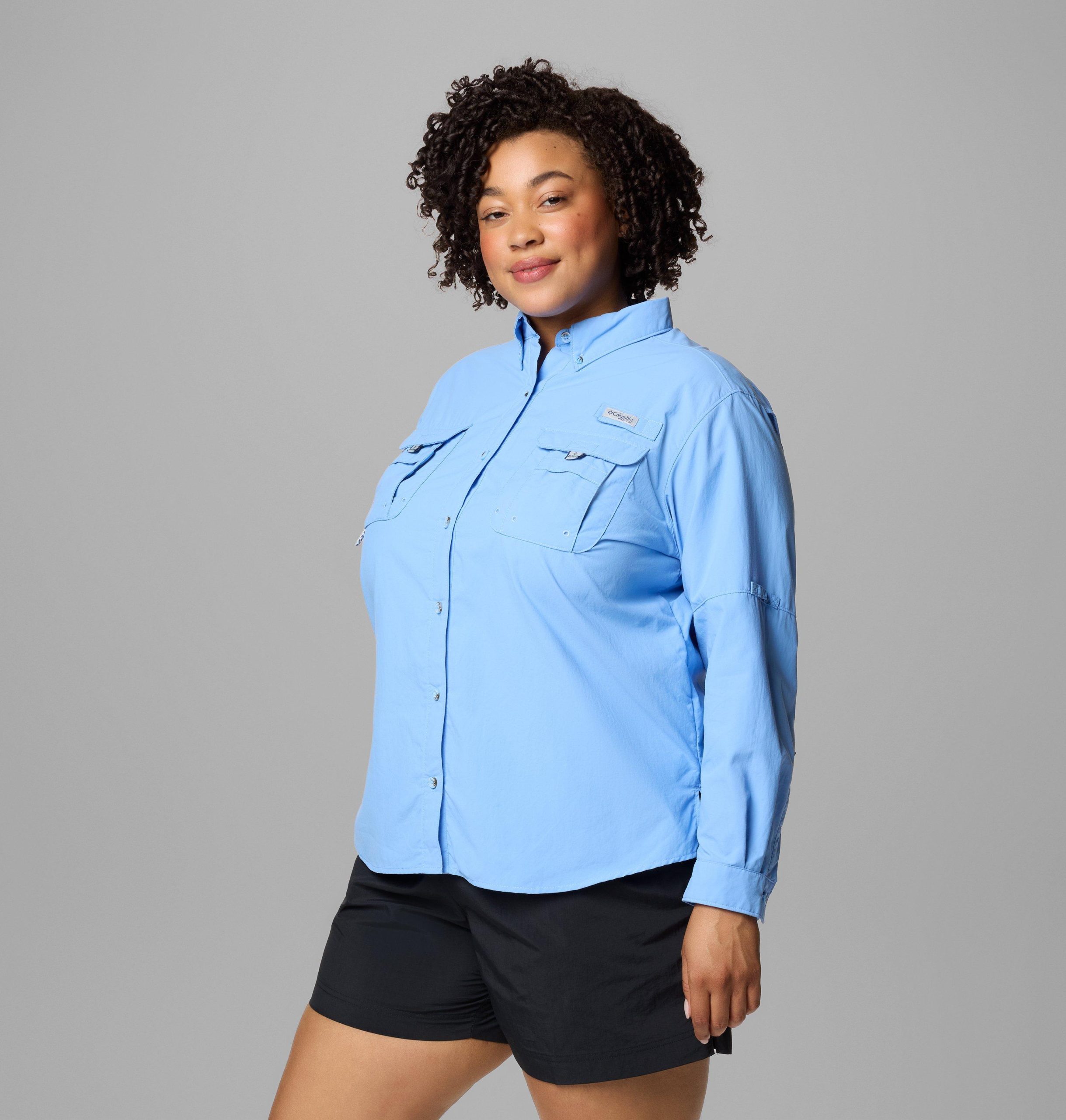 dames pfg bahama ii shirt met lange mouwen