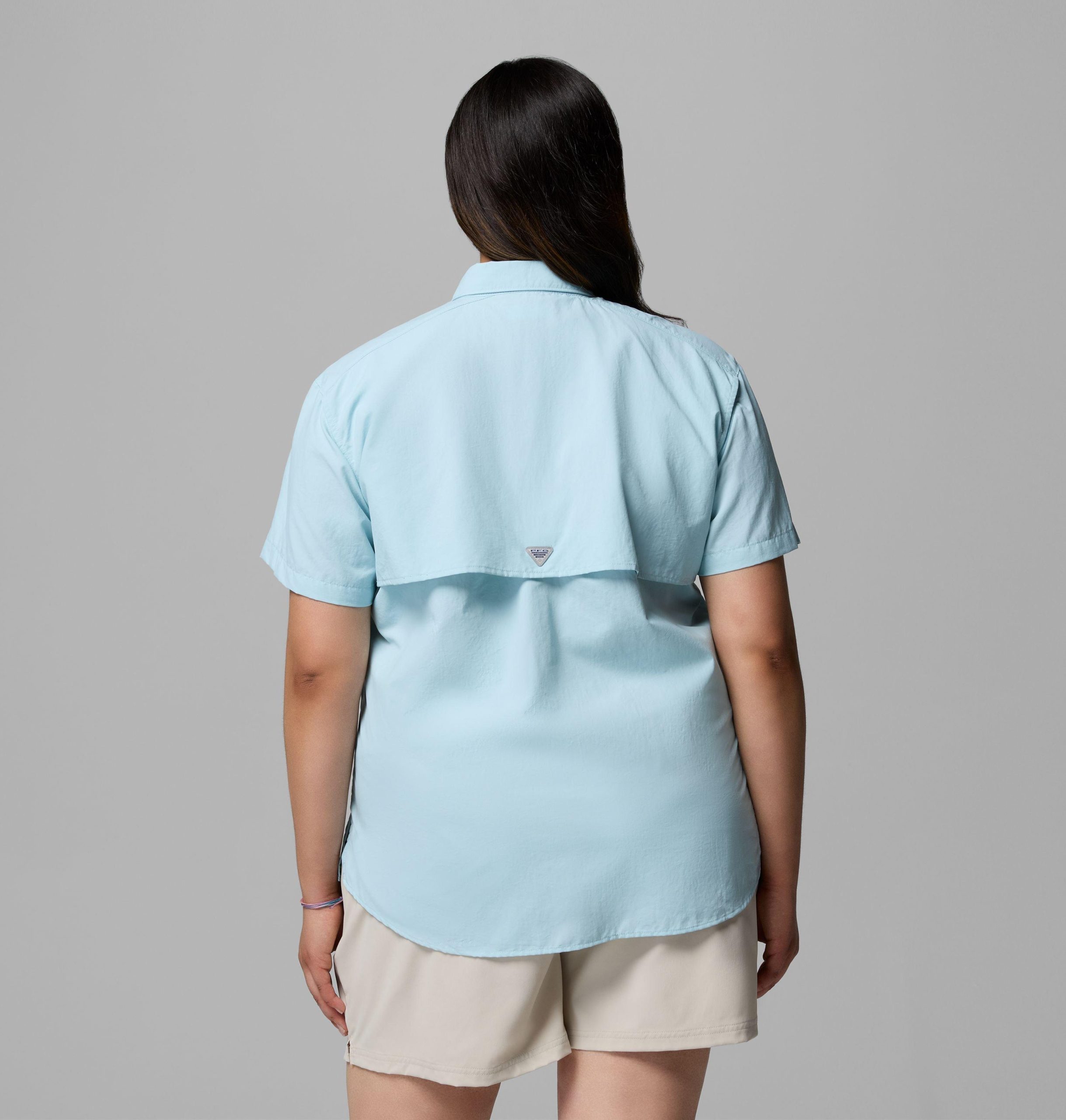 dames pfg bahama t-shirt met korte mouwen - plus size