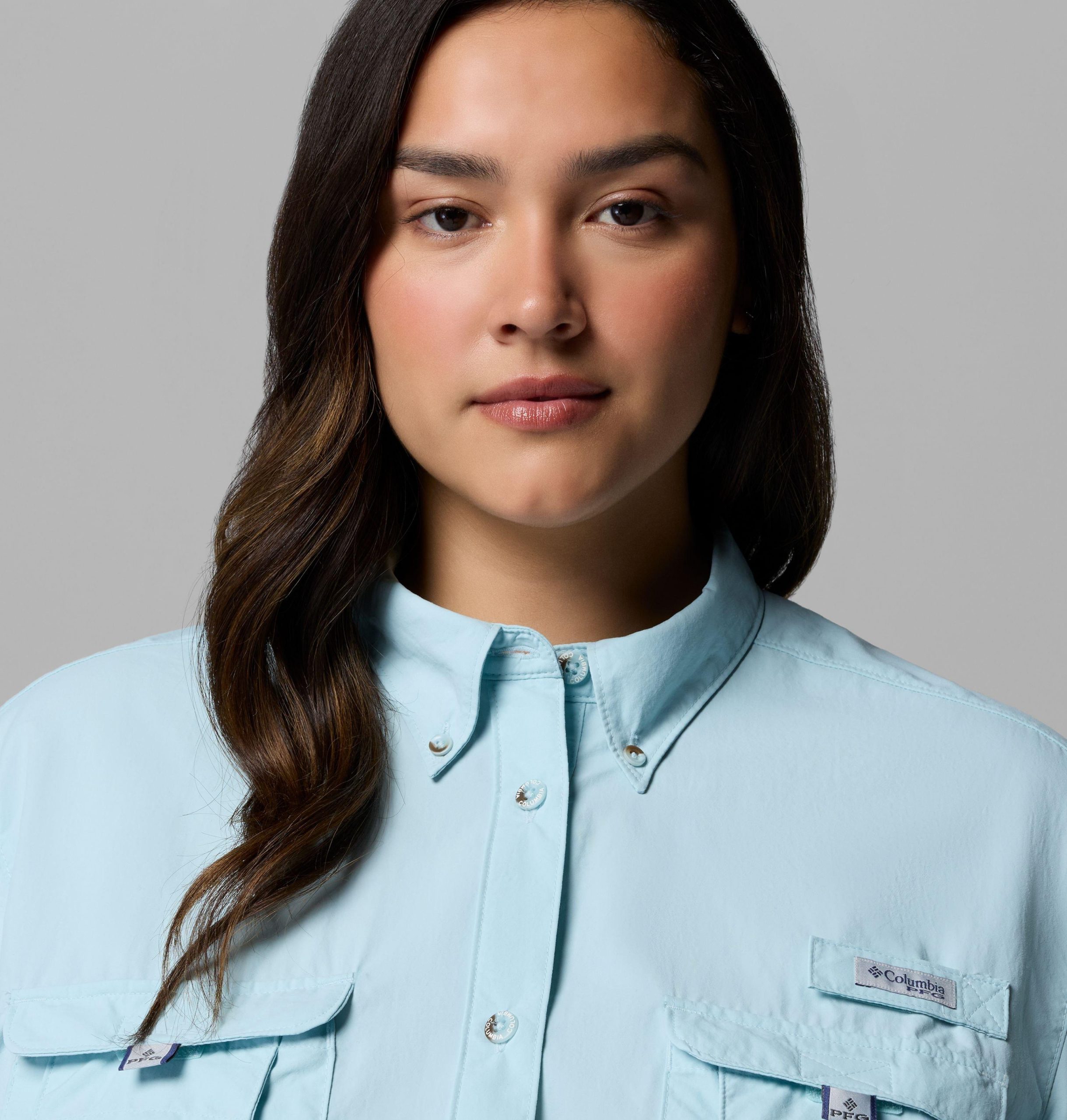 dames pfg bahama t-shirt met korte mouwen - plus size