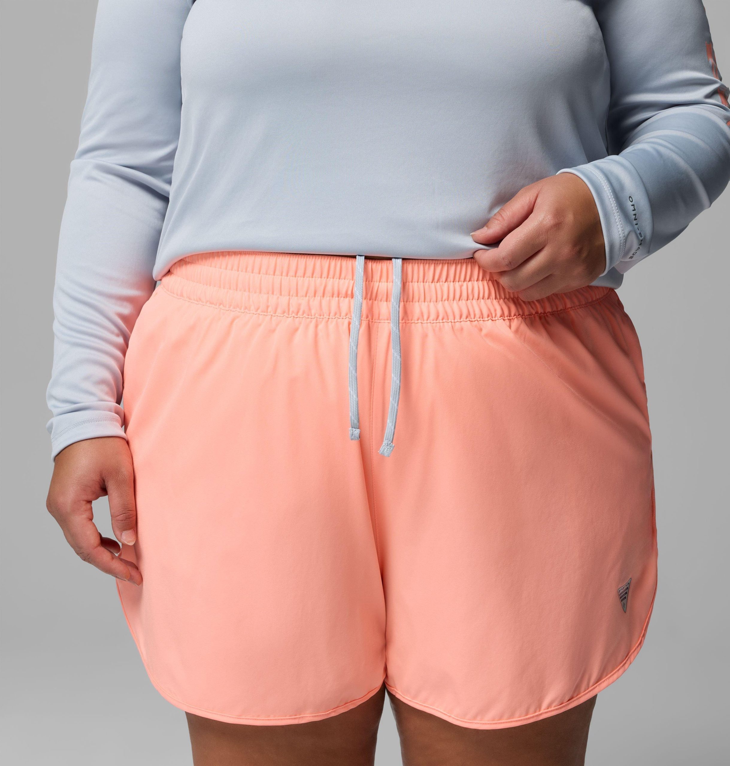 damesshorts van pfg windy bay - plusmaten