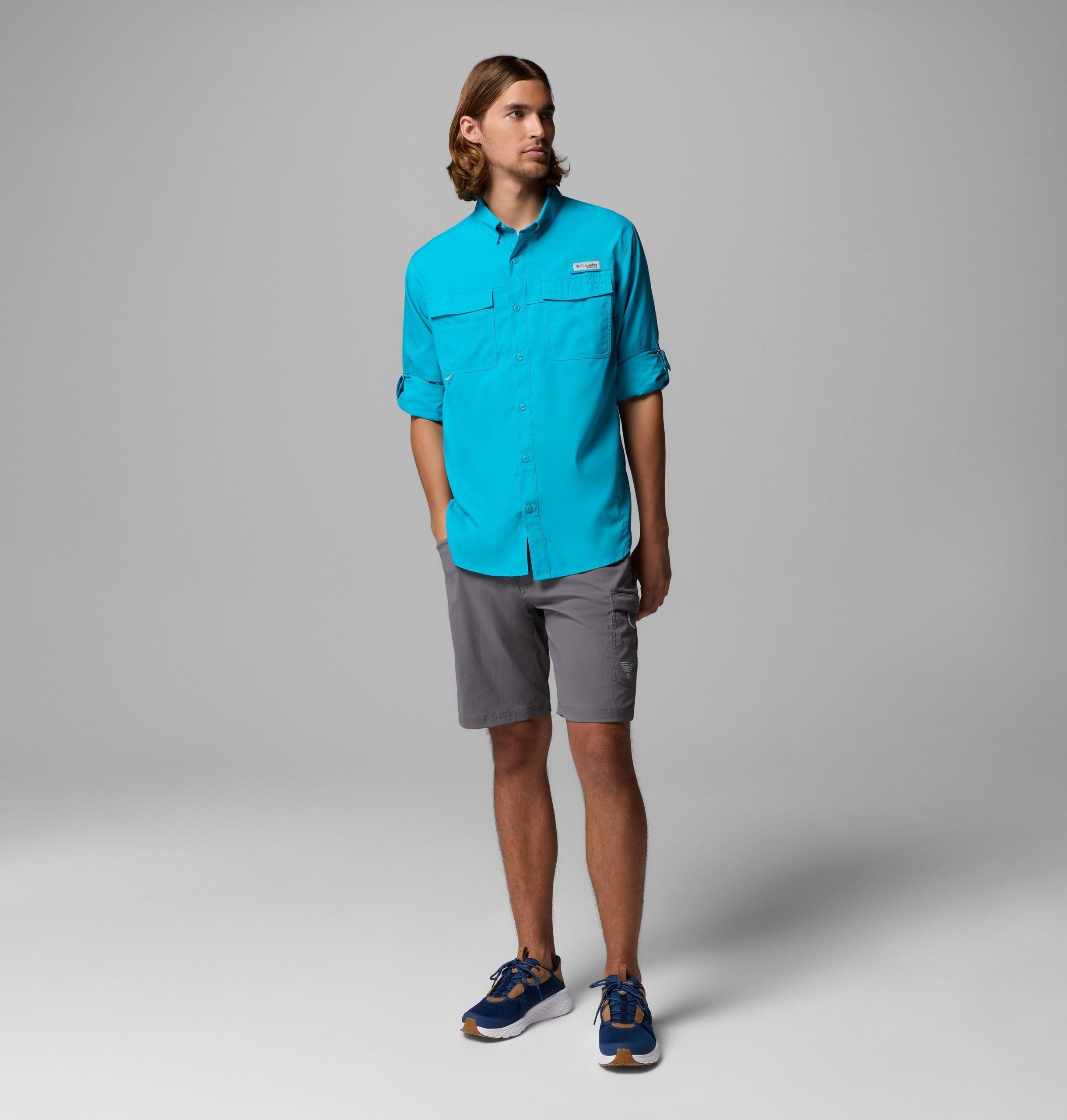 heren pfg blood and guts v-shirt met lange mouwen