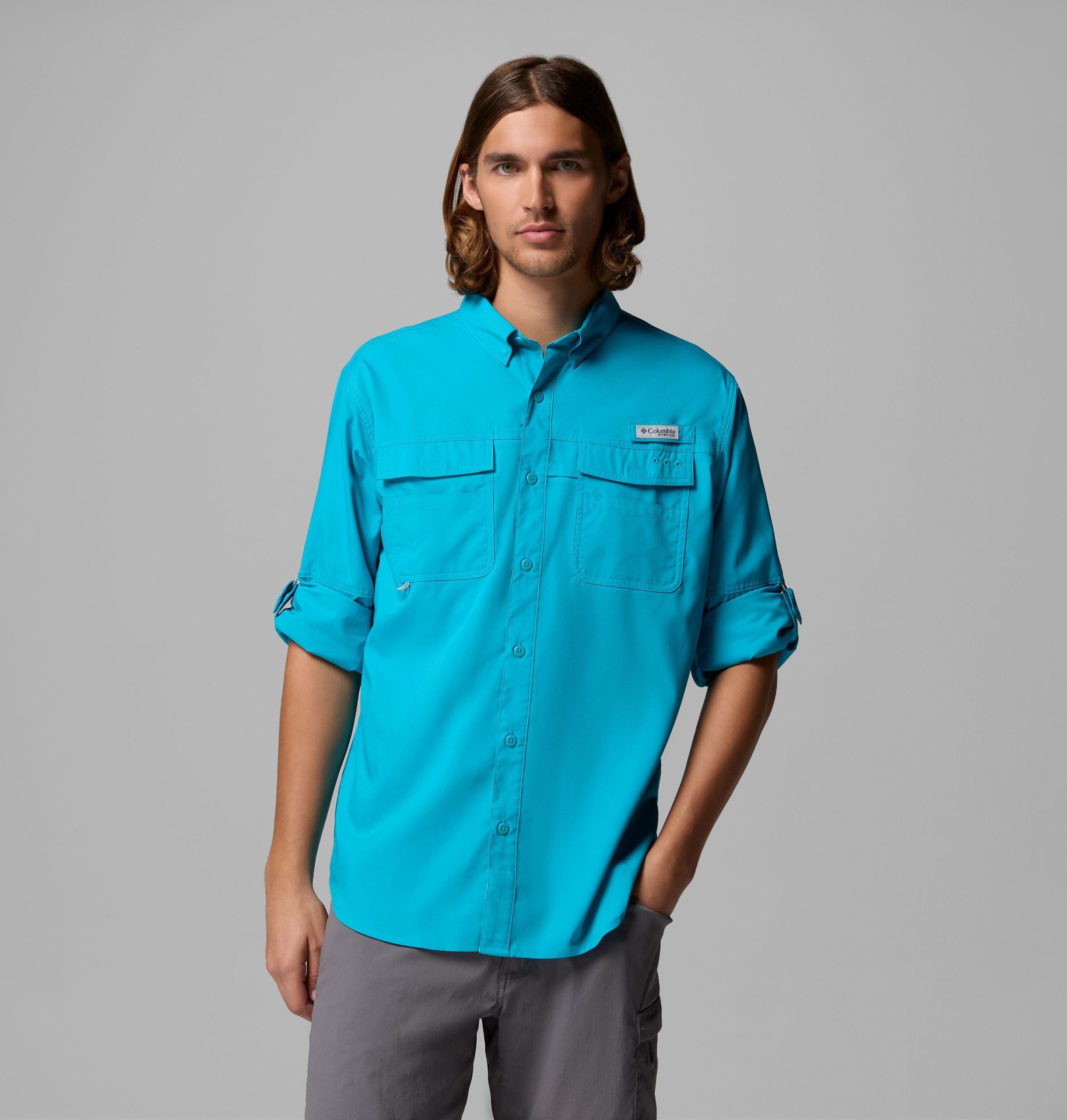 heren pfg blood and guts v-shirt met lange mouwen