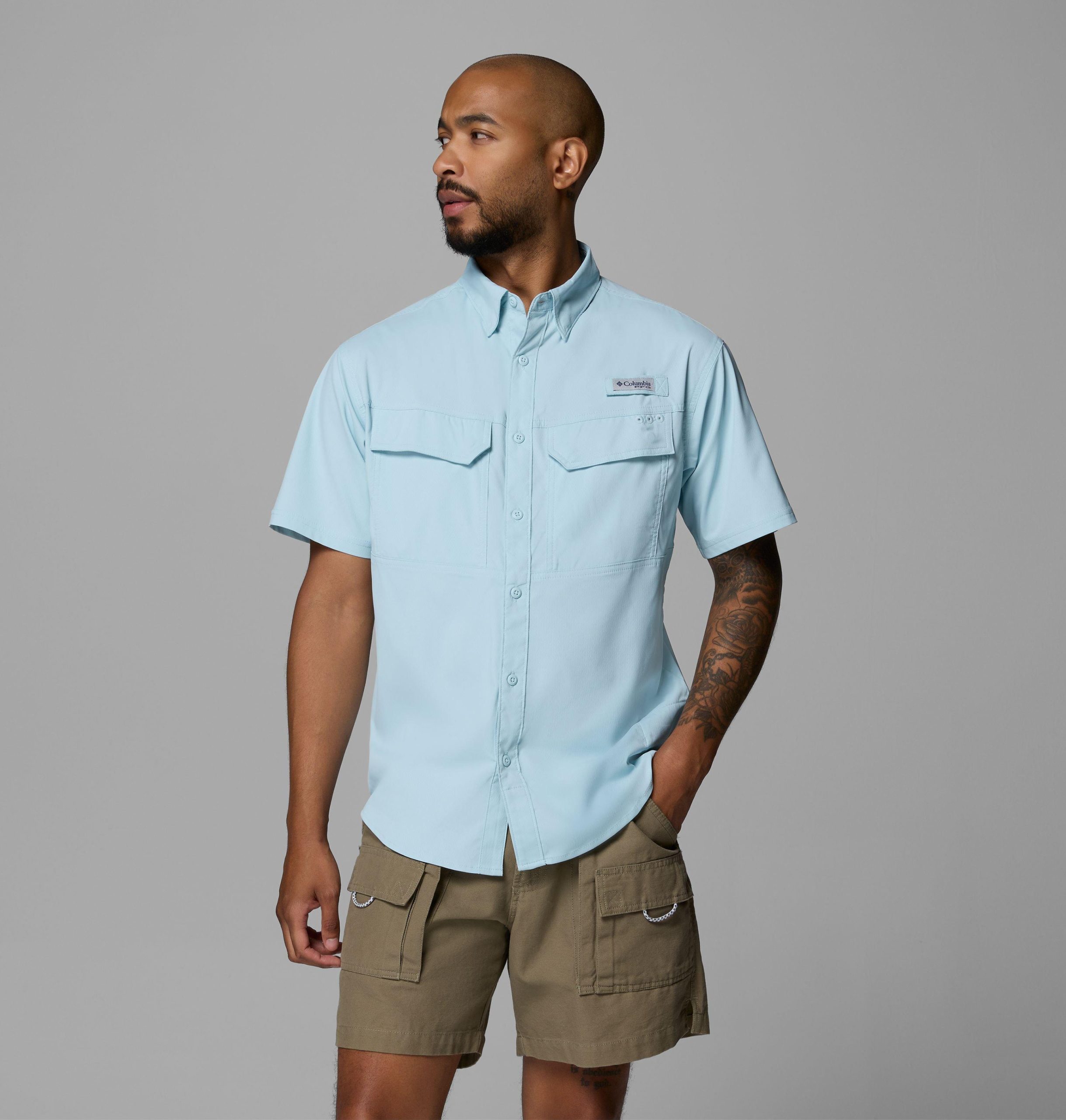 heren pfg skiff guide ii t-shirt met korte mouwen