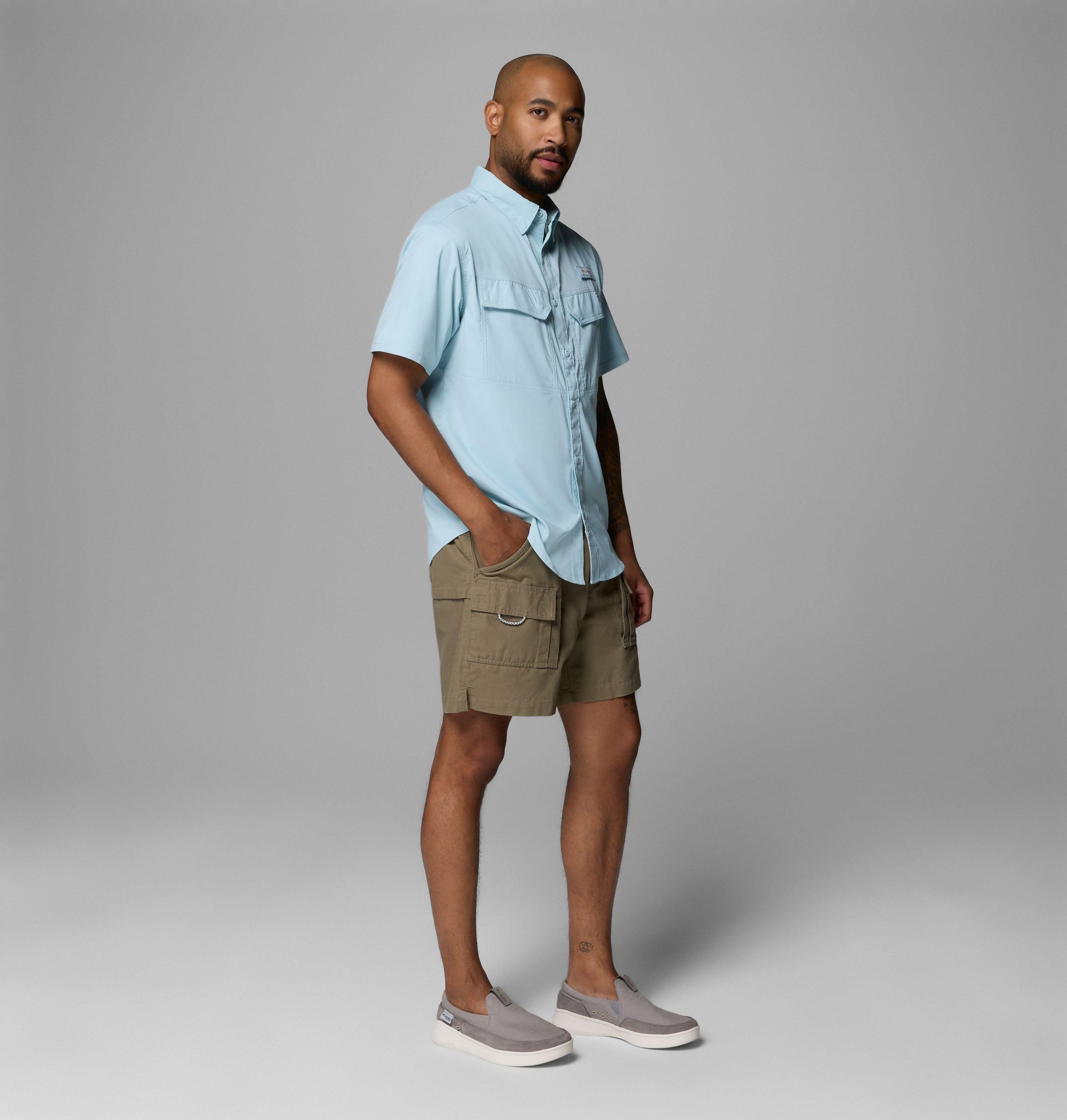 heren pfg skiff guide ii t-shirt met korte mouwen