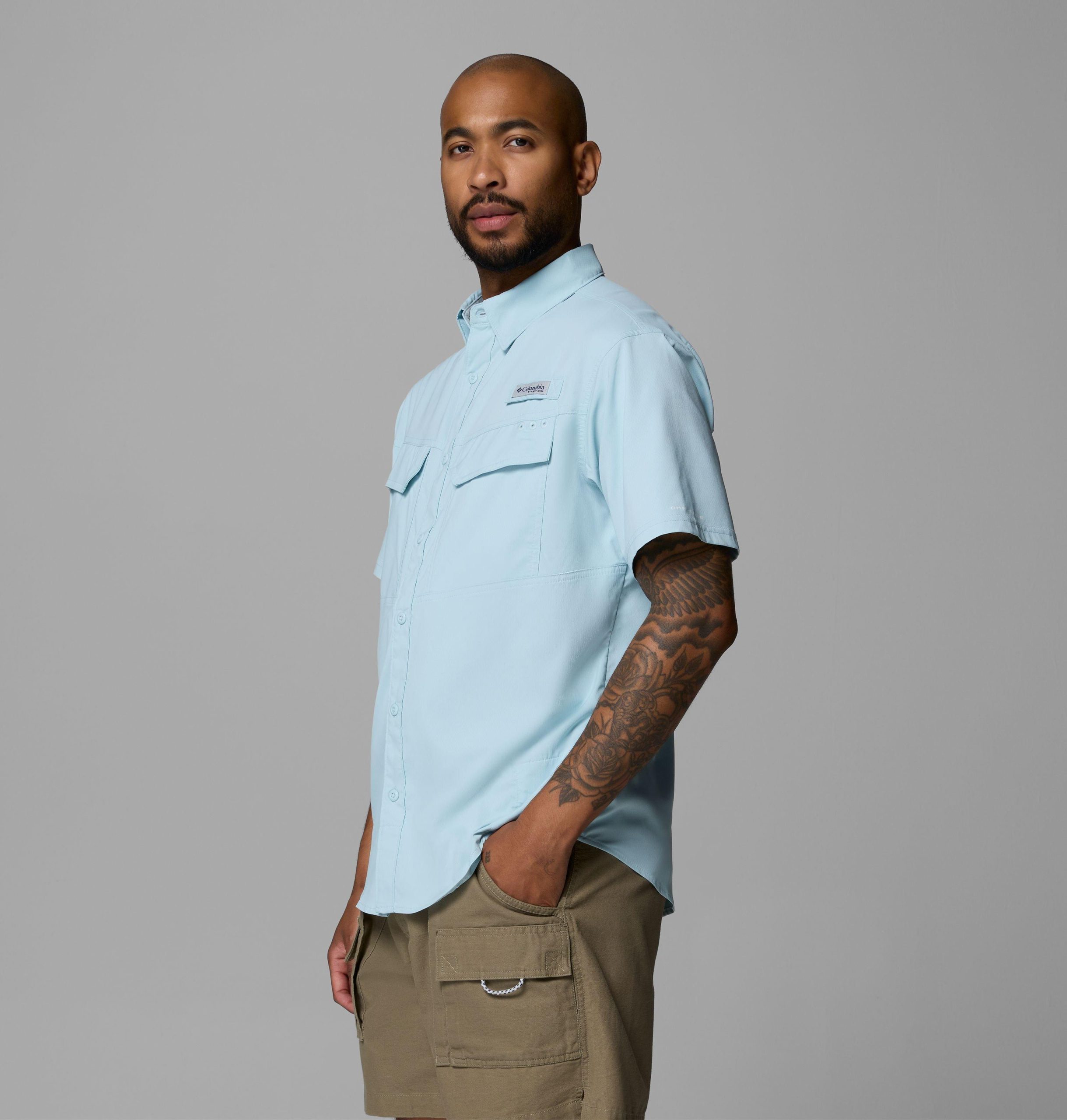 heren pfg skiff guide ii t-shirt met korte mouwen
