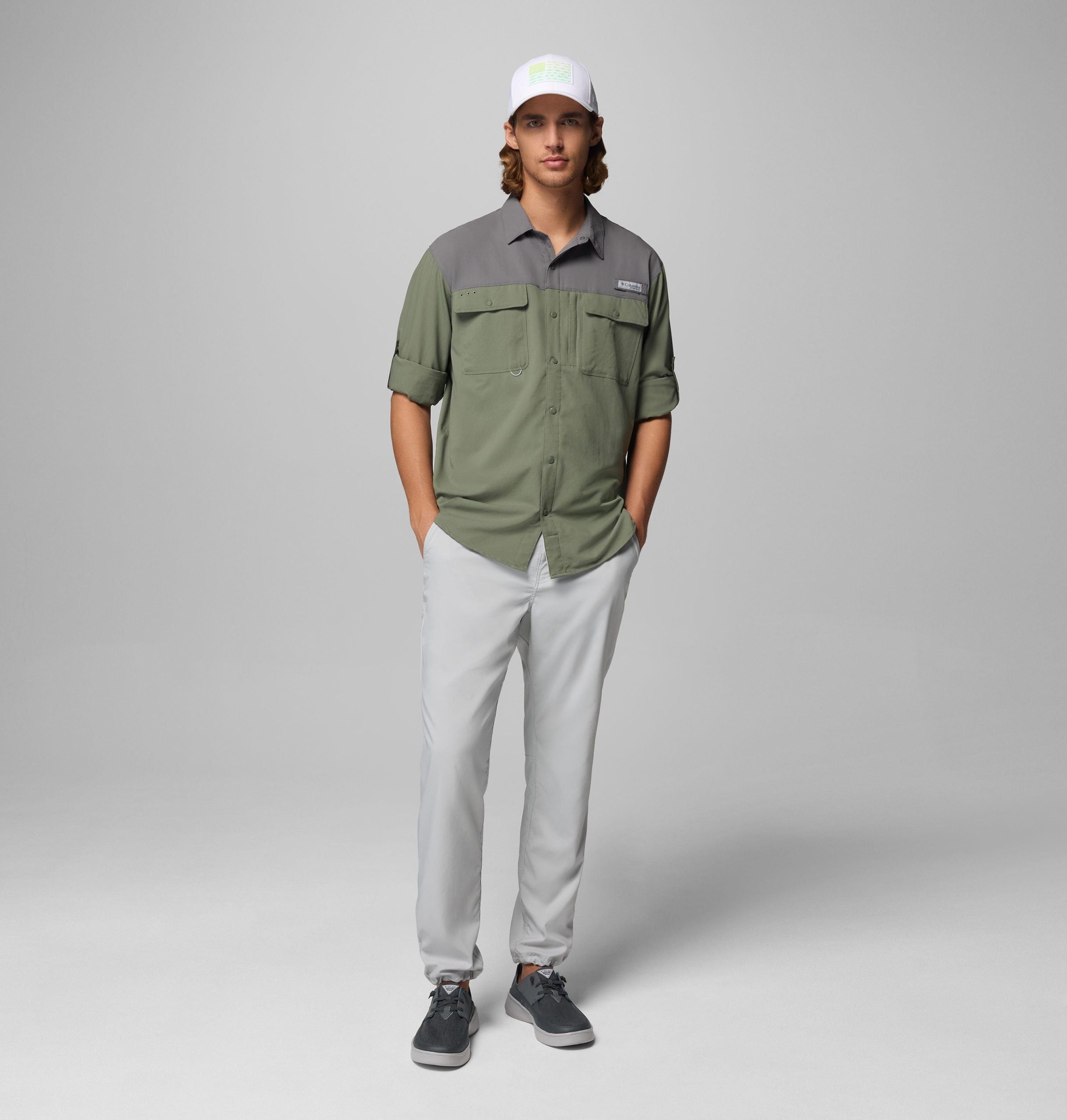 heren pfg shoaltech shirt met lange mouwen