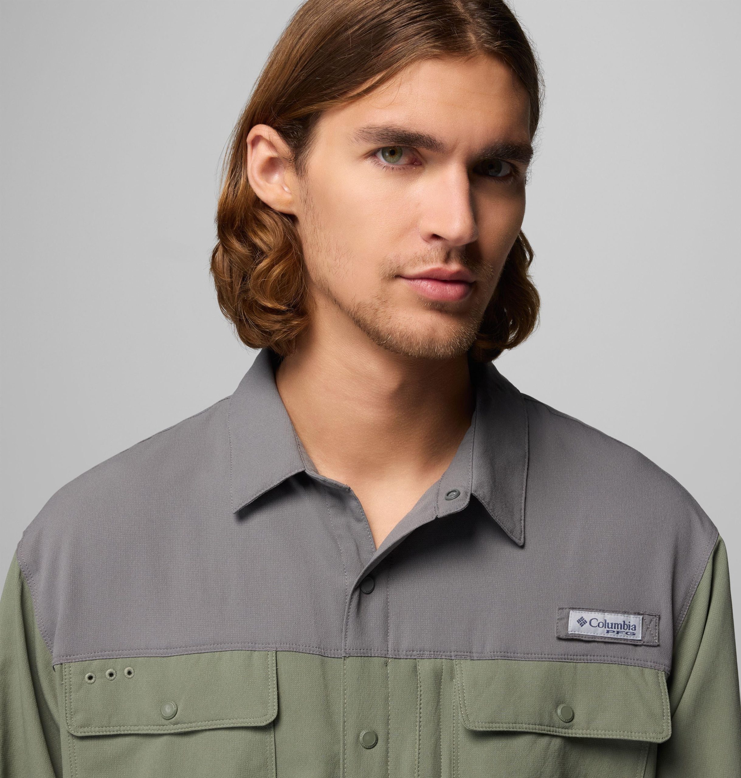 heren pfg shoaltech shirt met lange mouwen
