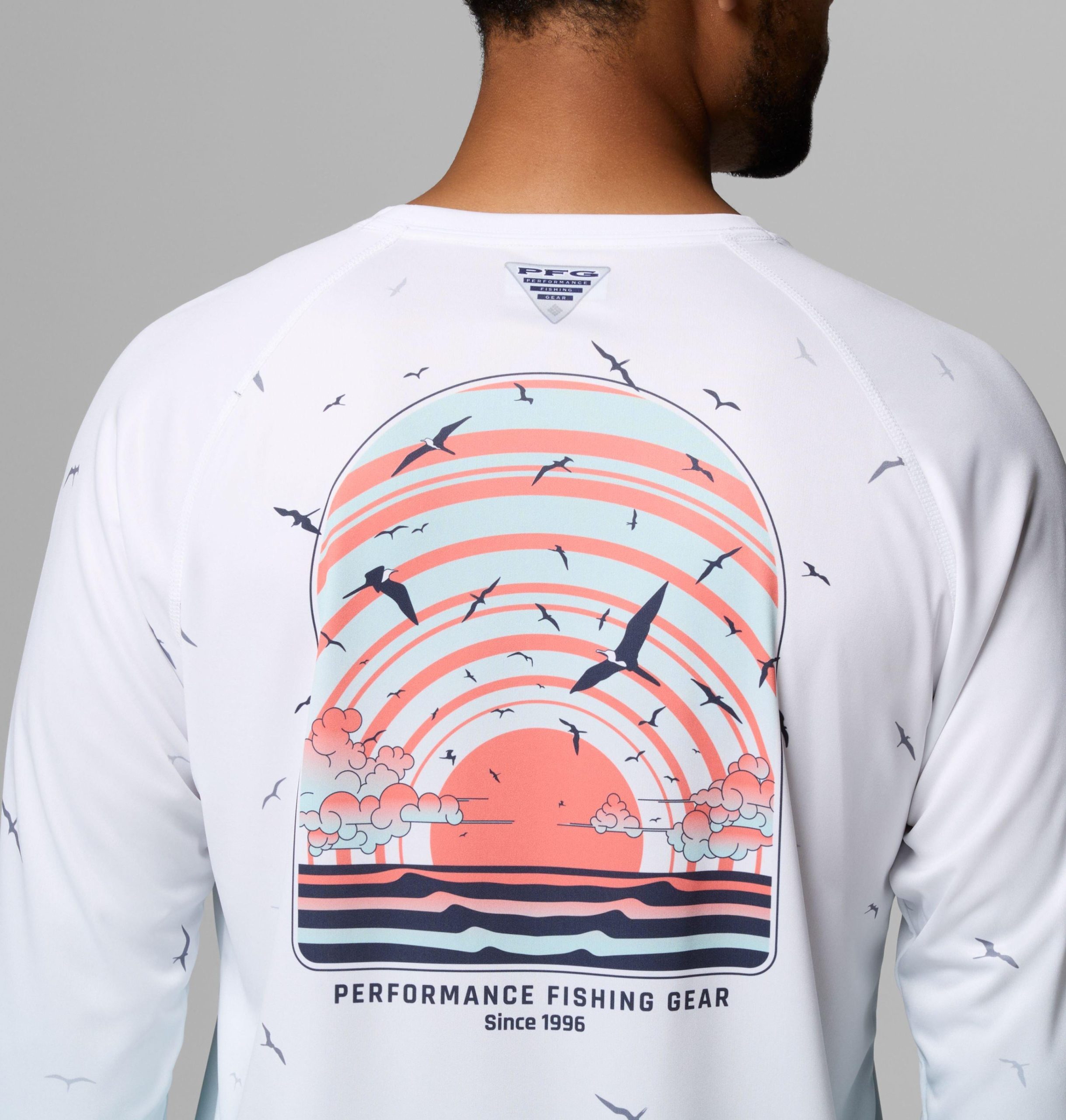 heren super terminal tackle pfg frigate frenz shirt met lange mouwen