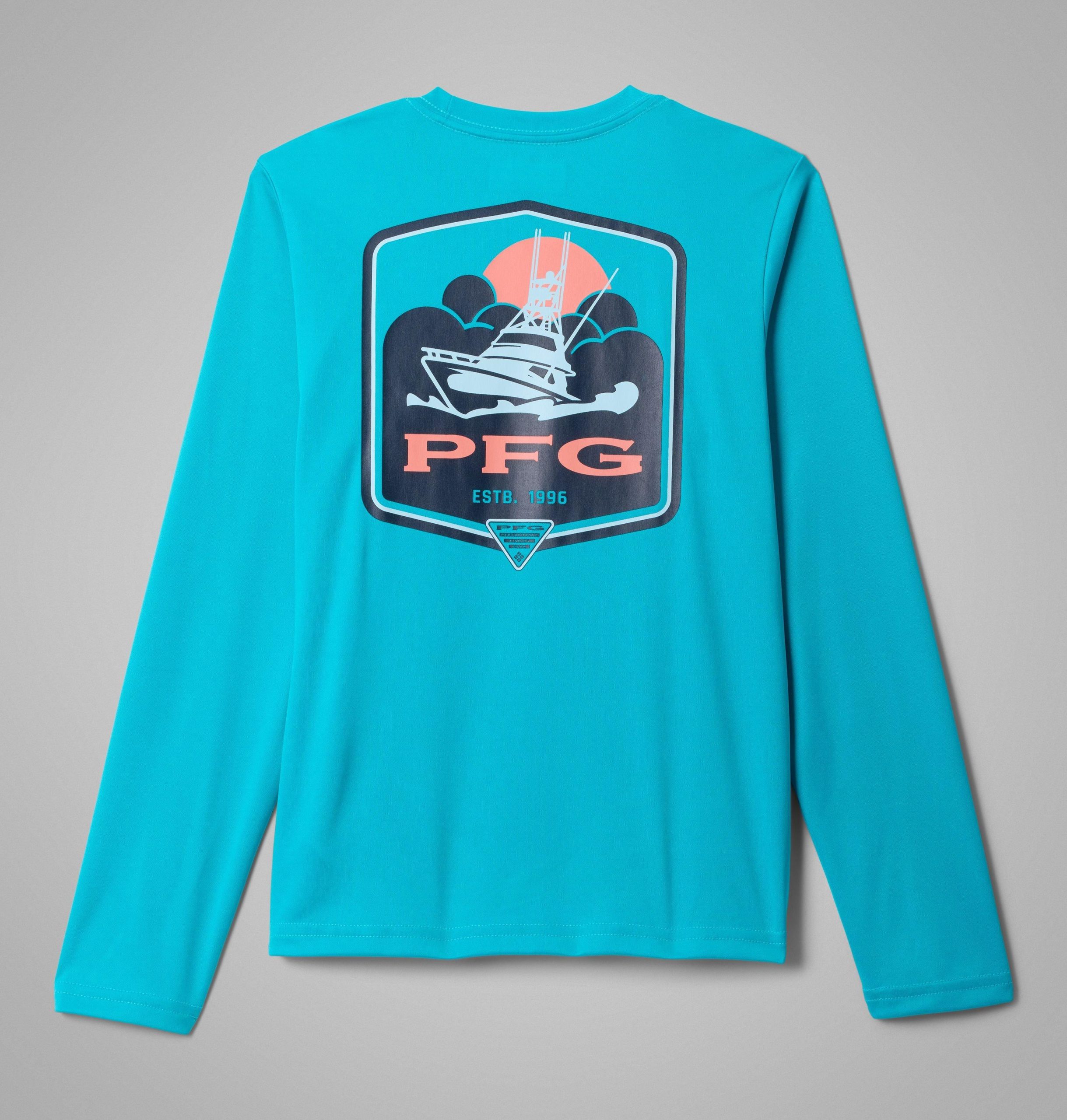 t-shirt met lange mouwen van terminal tackle pfg fish bars voor jongens