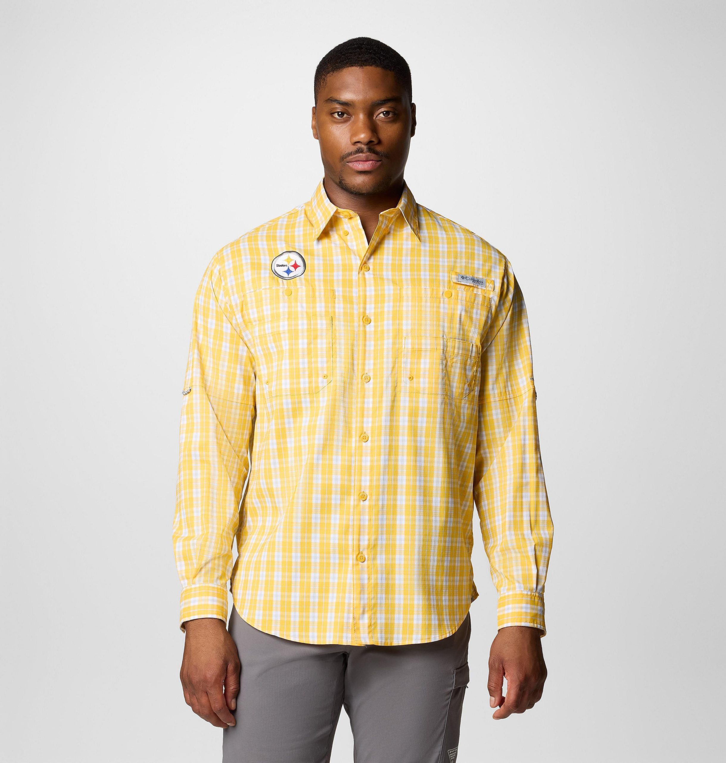 heren pfg super tamiami shirt met lange mouwen - pittsburgh steelers