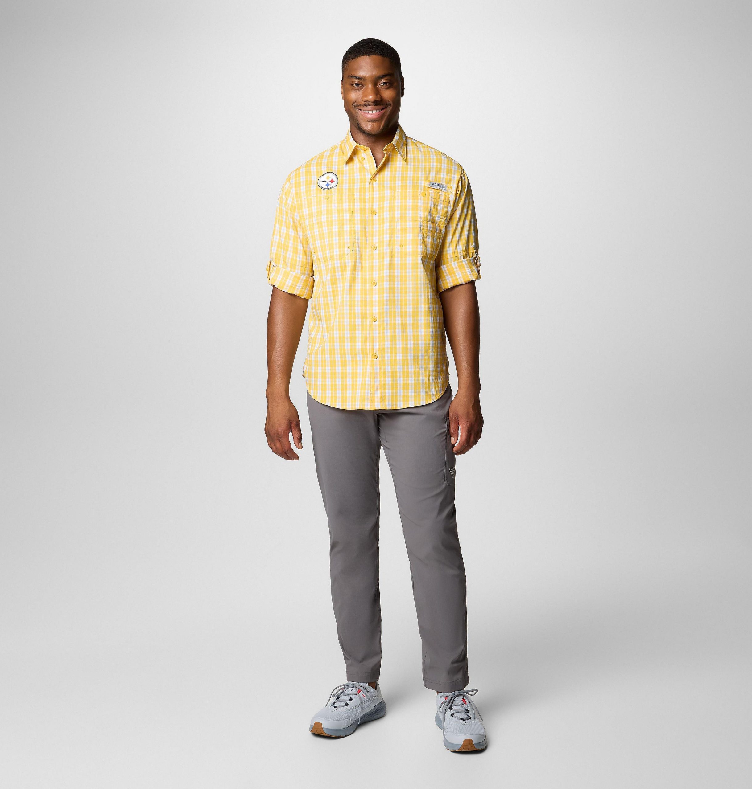 heren pfg super tamiami shirt met lange mouwen - pittsburgh steelers