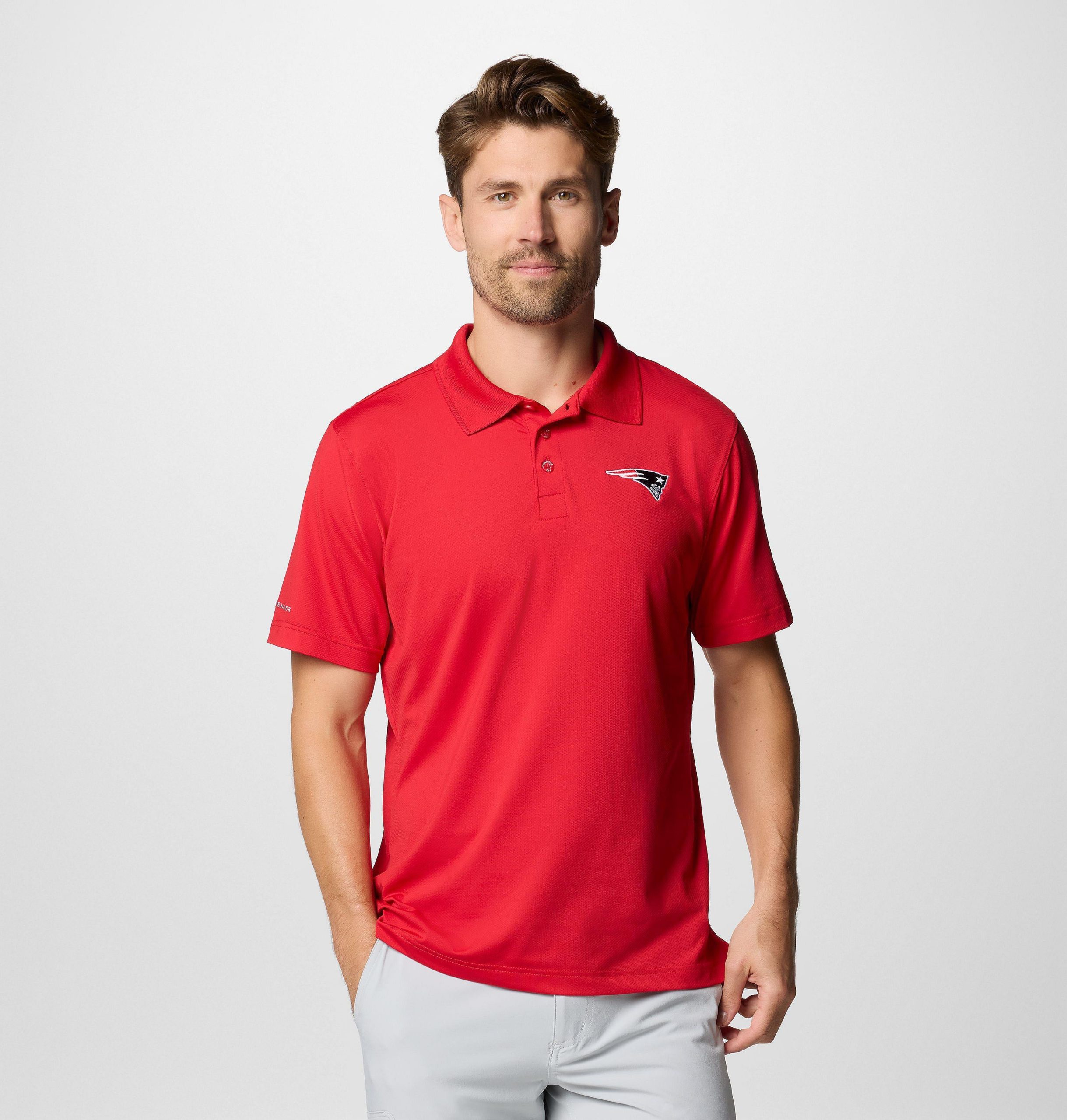 heren pfg low drag offshore polo - new england patriots