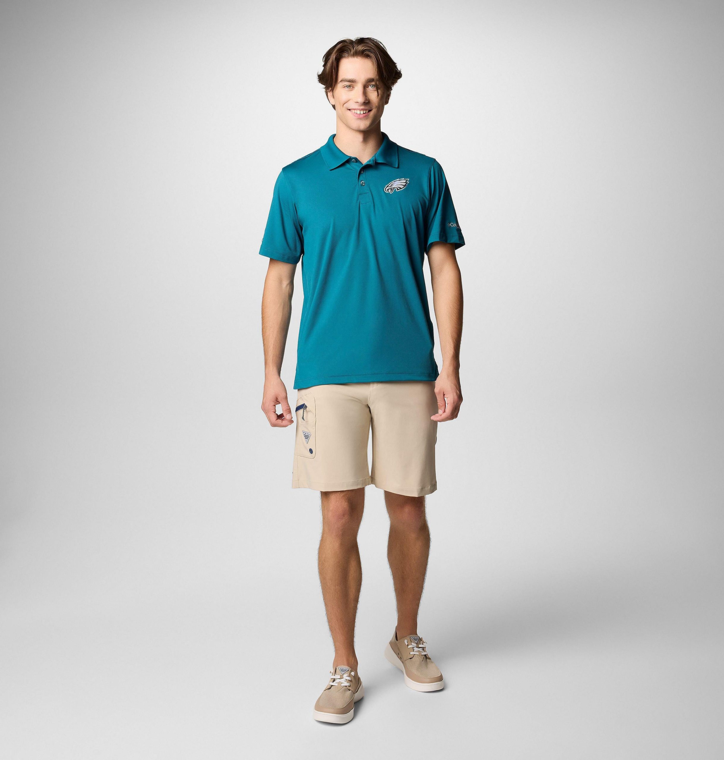 heren pfg low drag offshore polo - philadelphia eagles
