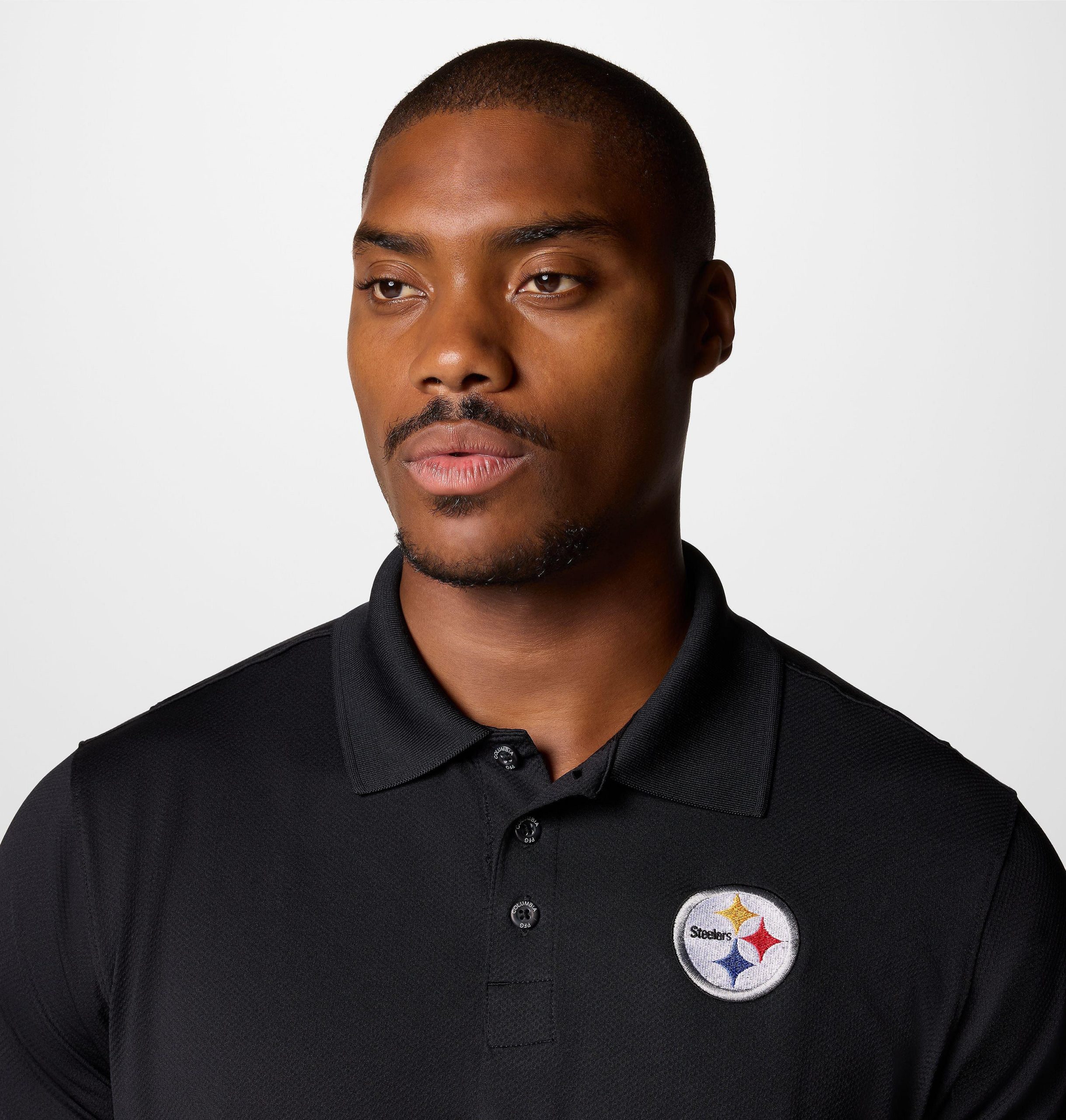 heren pfg low drag offshore polo - pittsburgh steelers