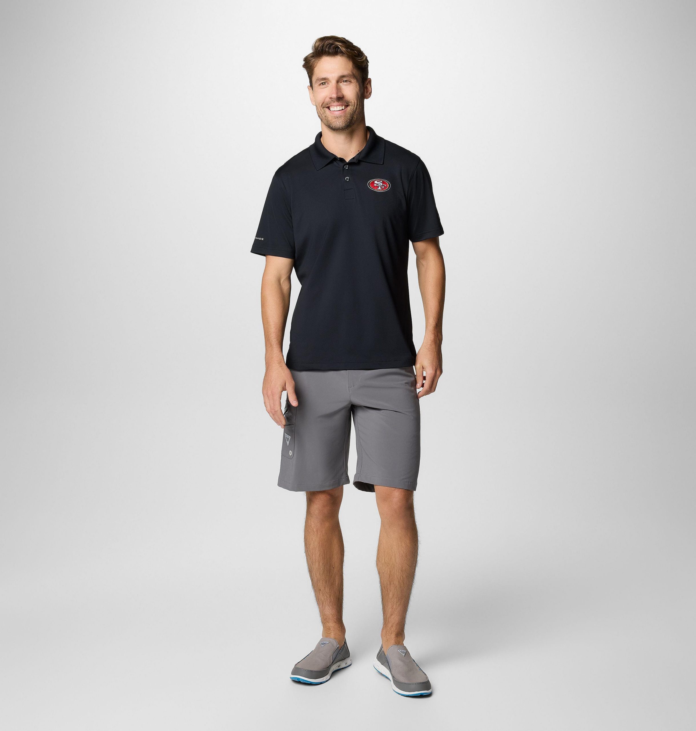 heren pfg low drag offshore polo - san francisco 49ers
