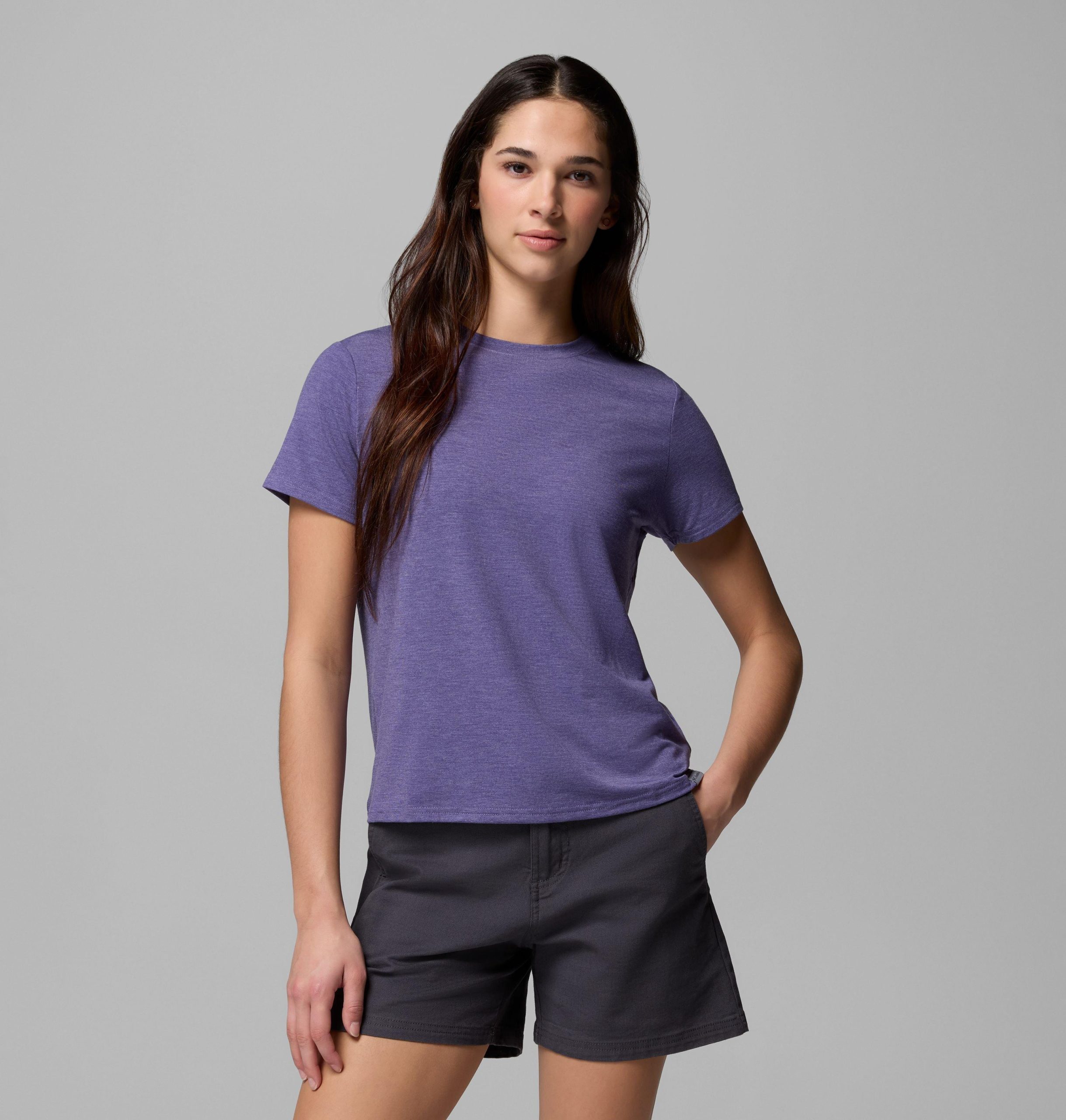 dames csc soft stretch t-shirt met korte mouwen