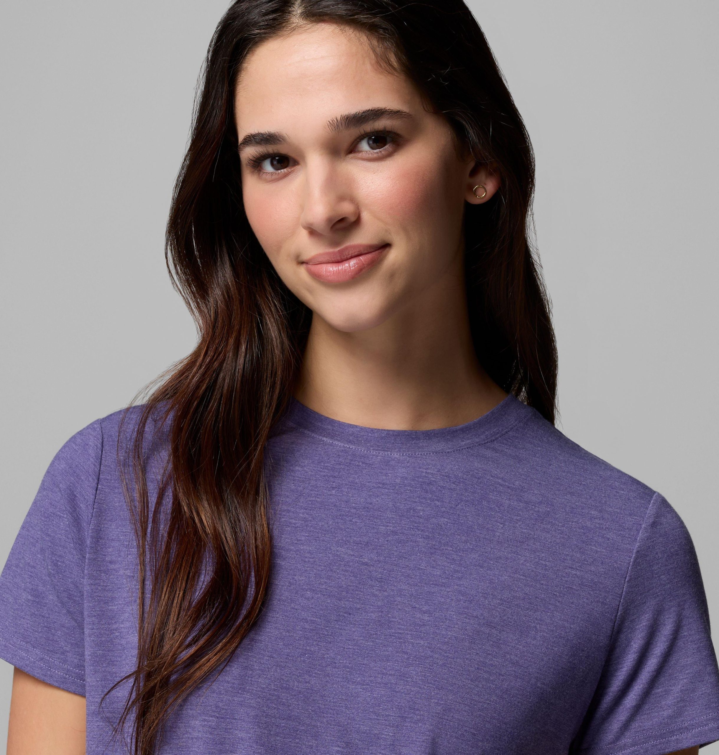 dames csc soft stretch t-shirt met korte mouwen