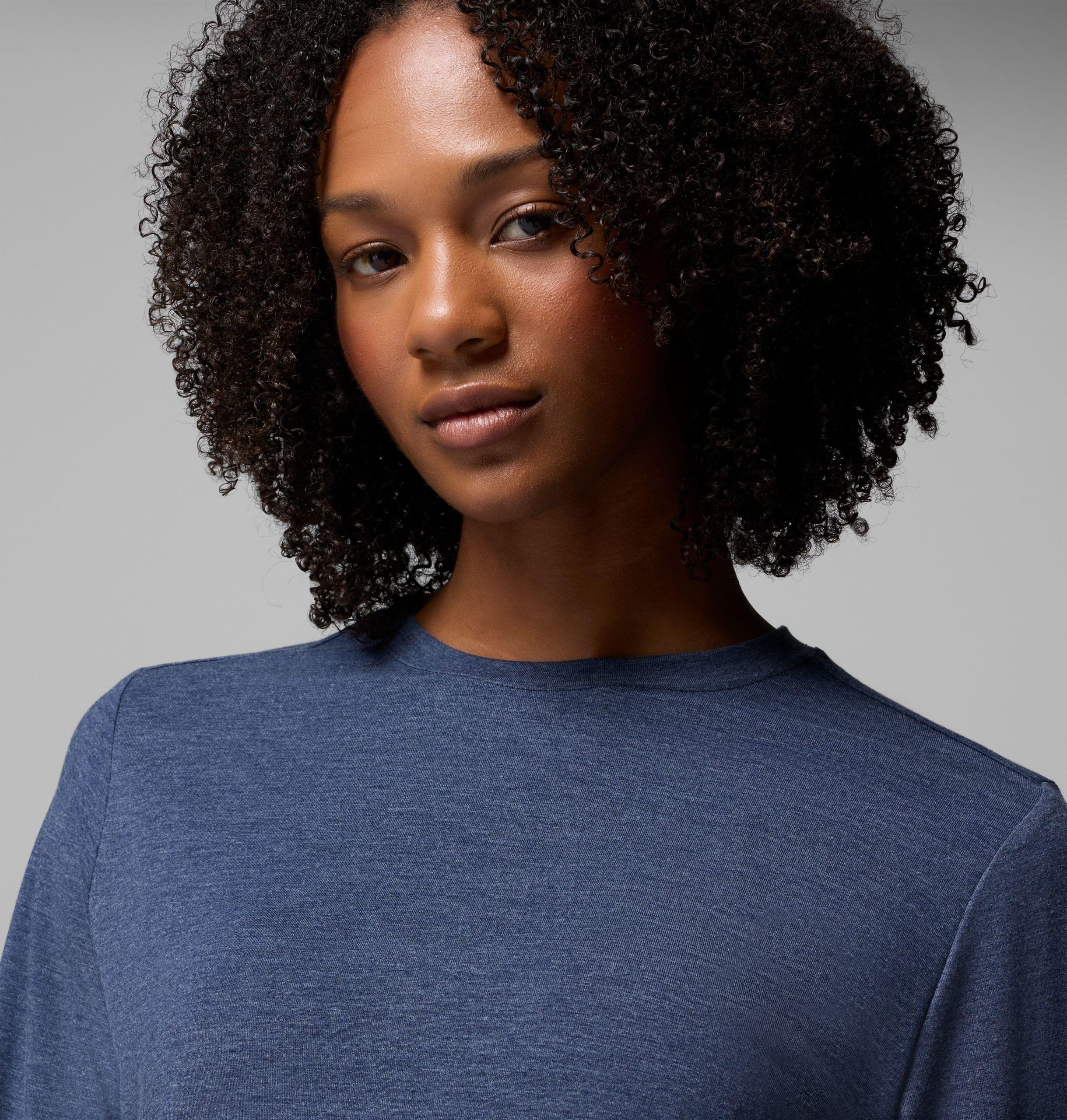 dames csc soft stretch t-shirt met lange mouwen