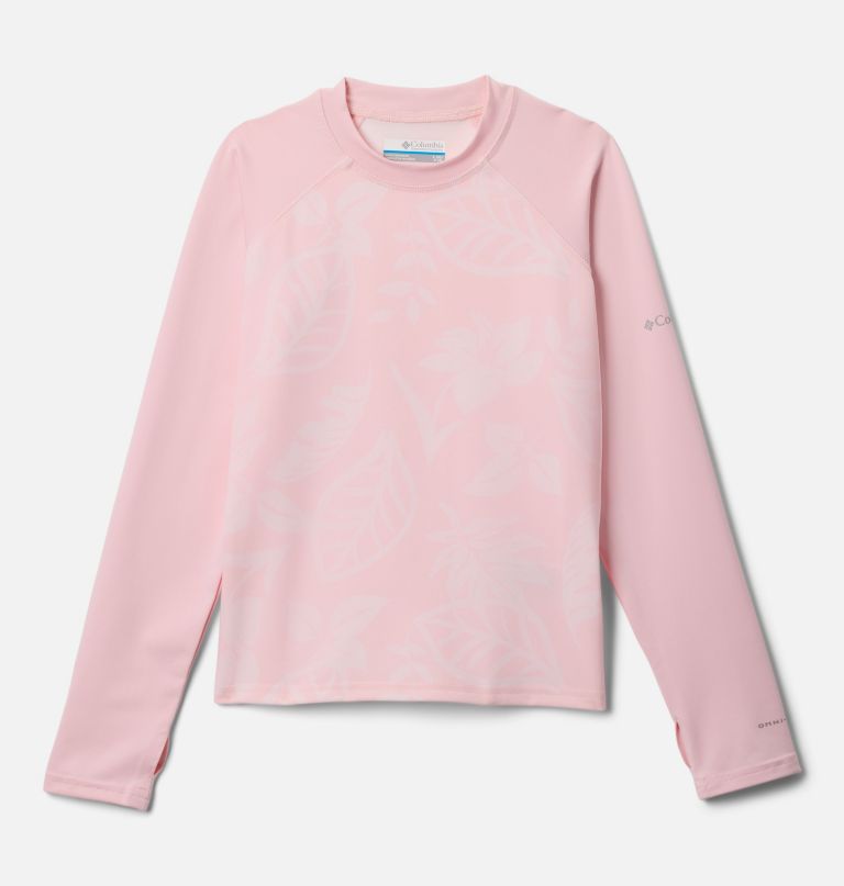 kids sandy shores printed long sleeve sunguard shirt